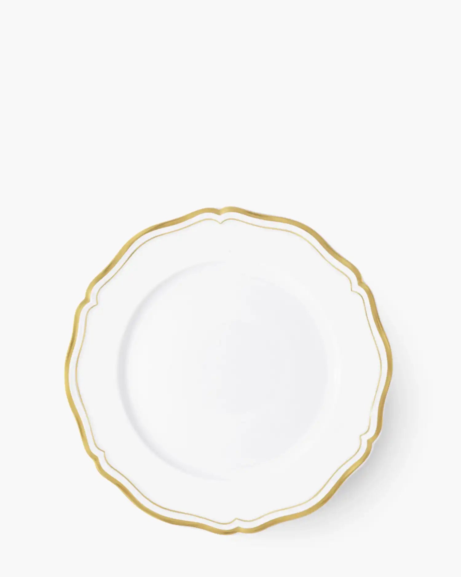 Raynaud Polka rim presentation plate in Limoges porcelain Gold ∅ 31 cm - Buy now on ShopDecor - Discover the best products by RAYNAUD design