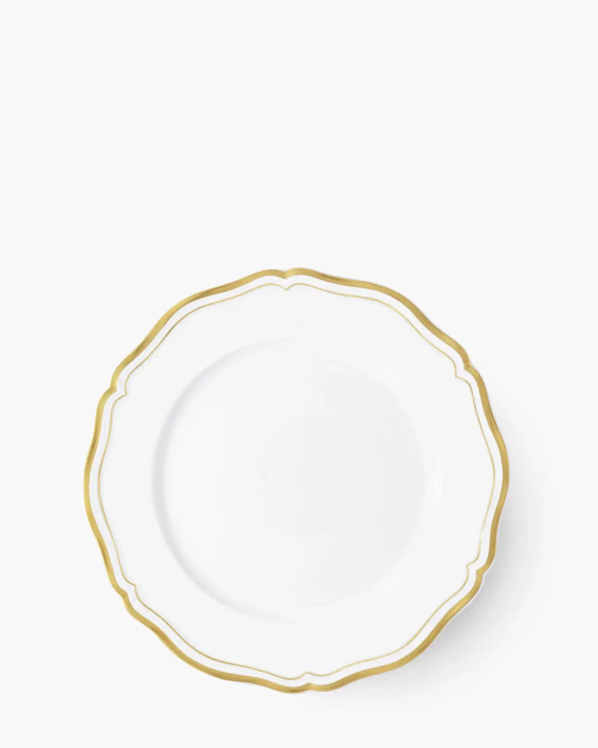 Raynaud Polka rim presentation plate in Limoges porcelain Gold ∅ 31 cm - Buy now on ShopDecor - Discover the best products by RAYNAUD design