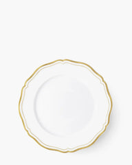 Raynaud Polka rim presentation plate in Limoges porcelain Gold ∅ 31 cm - Buy now on ShopDecor - Discover the best products by RAYNAUD design