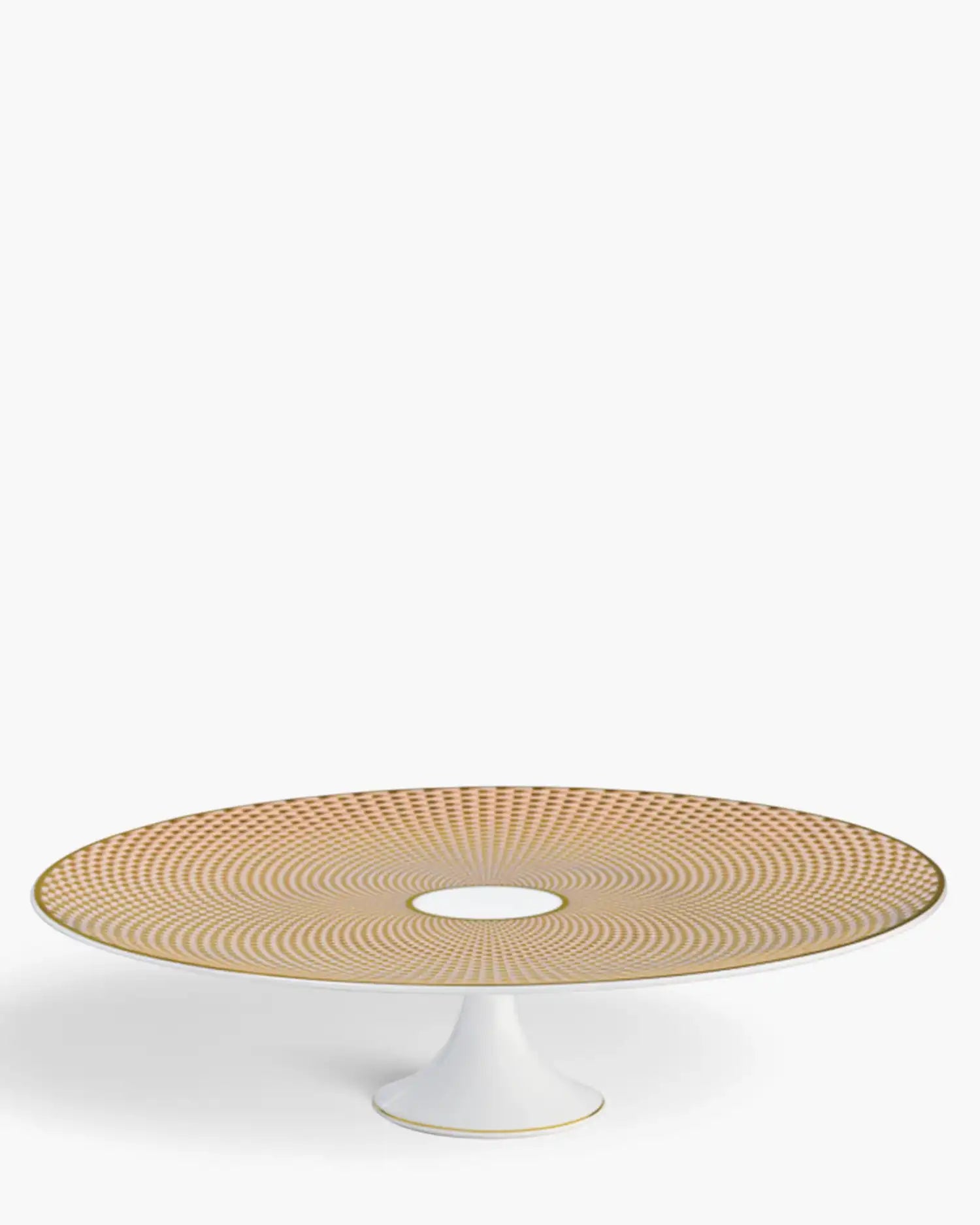 Raynaud Trésor petit four stand in Limoges porcelain with coloured decoration Beige Trésor ∅ 27 cm - Buy now on ShopDecor - Discover the best products by RAYNAUD design