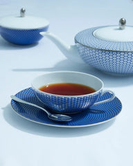 Raynaud Trésor tea cup with saucer in Limoges porcelain with coloured decoration - Buy now on ShopDecor - Discover the best products by RAYNAUD design