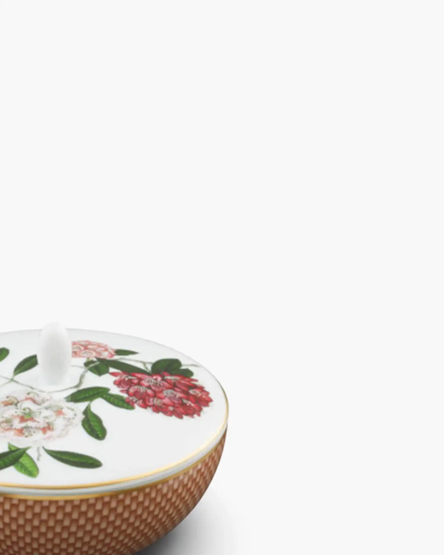 Raynaud Trésor Fleuri sugar bowl in Limoges porcelain with coloured decoration - Buy now on ShopDecor - Discover the best products by RAYNAUD design