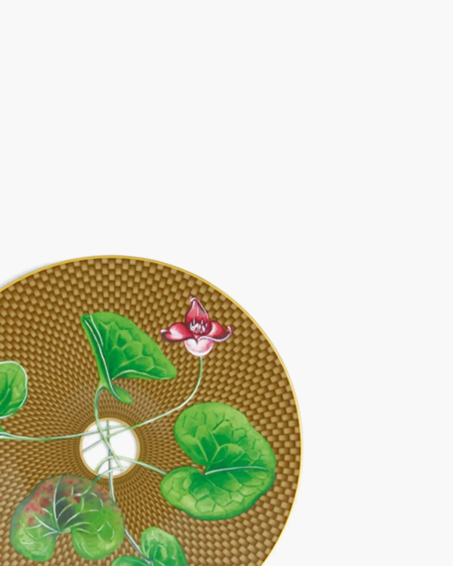 Raynaud Trésor Fleuri coupe dinner plate in Limoges porcelain with coloured decoration - Buy now on ShopDecor - Discover the best products by RAYNAUD design
