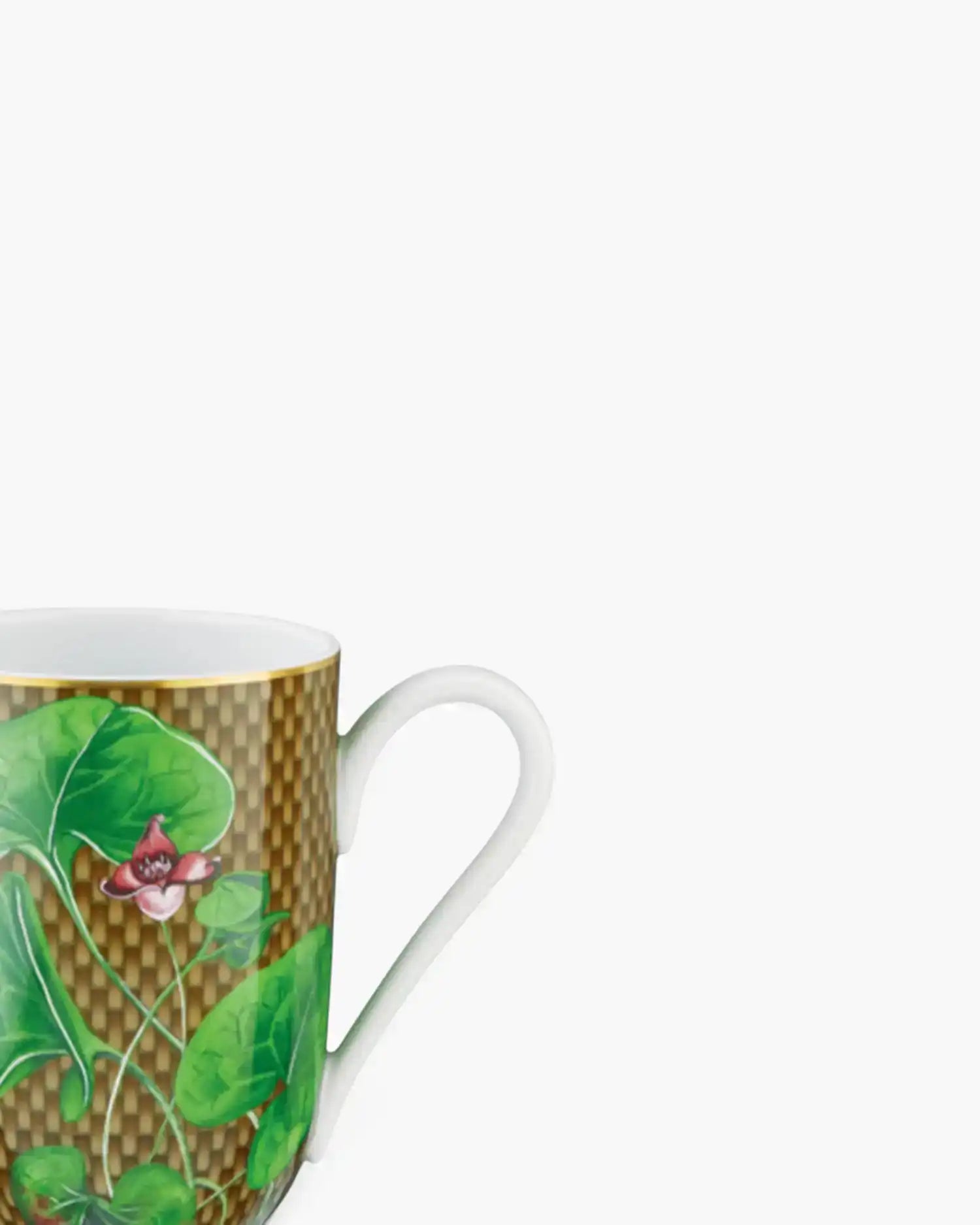 Raynaud Trésor Fleuri mug in Limoges porcelain with coloured decoration - Buy now on ShopDecor - Discover the best products by RAYNAUD design