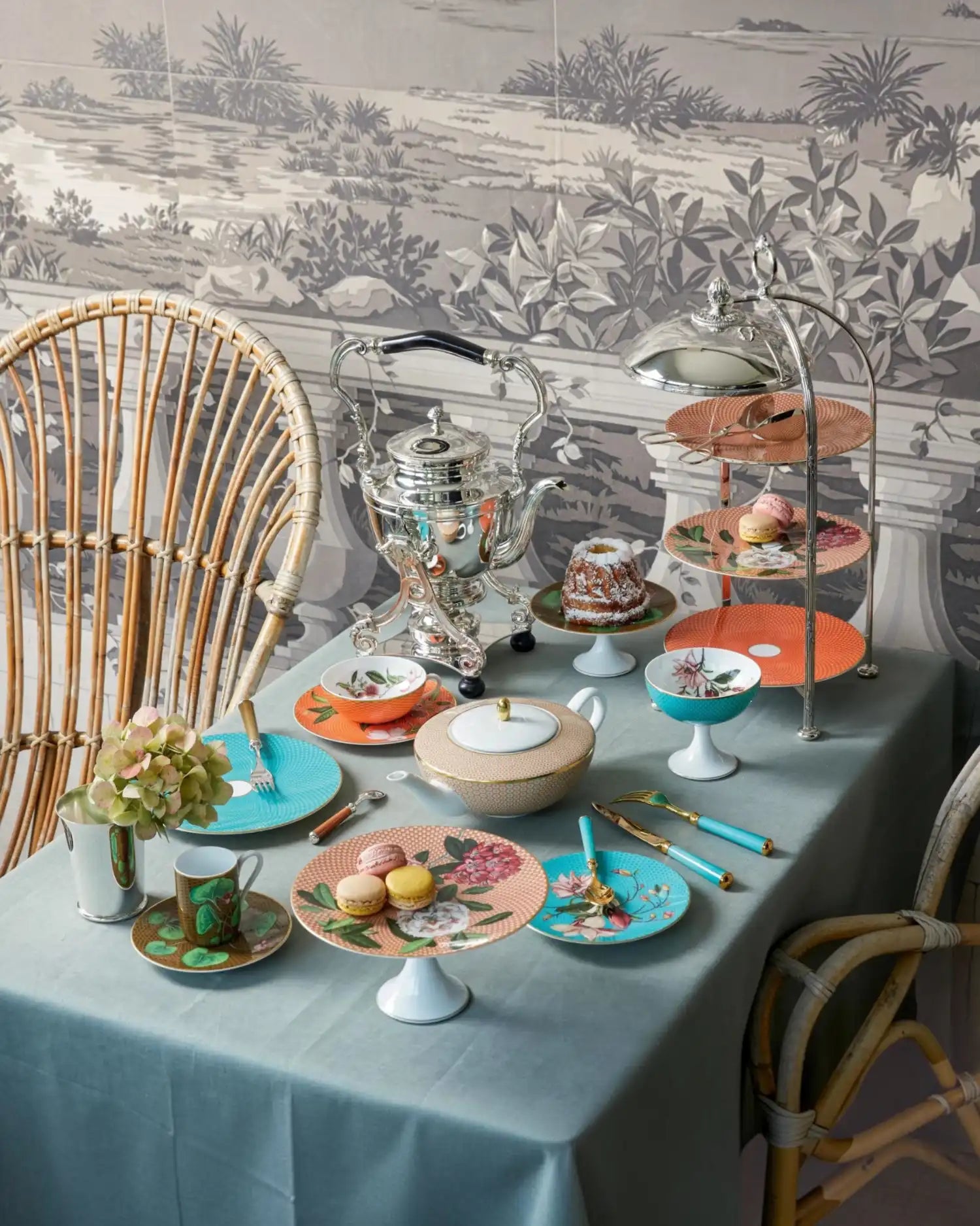 Raynaud Trésor Fleuri sundae cup in Limoges porcelain with coloured decoration - Buy now on ShopDecor - Discover the best products by RAYNAUD design