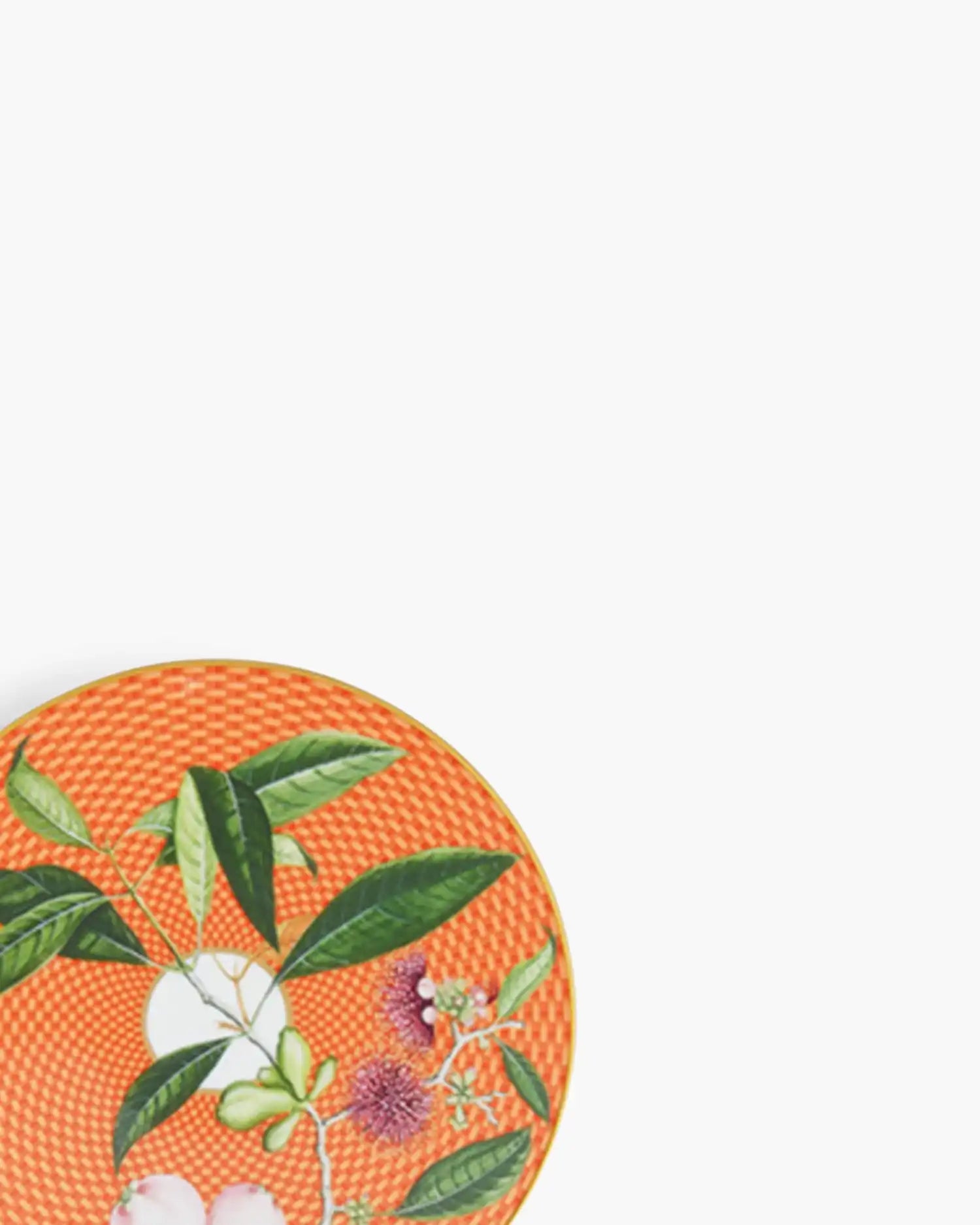Raynaud Trésor Fleuri coupe dinner plate in Limoges porcelain with coloured decoration - Buy now on ShopDecor - Discover the best products by RAYNAUD design