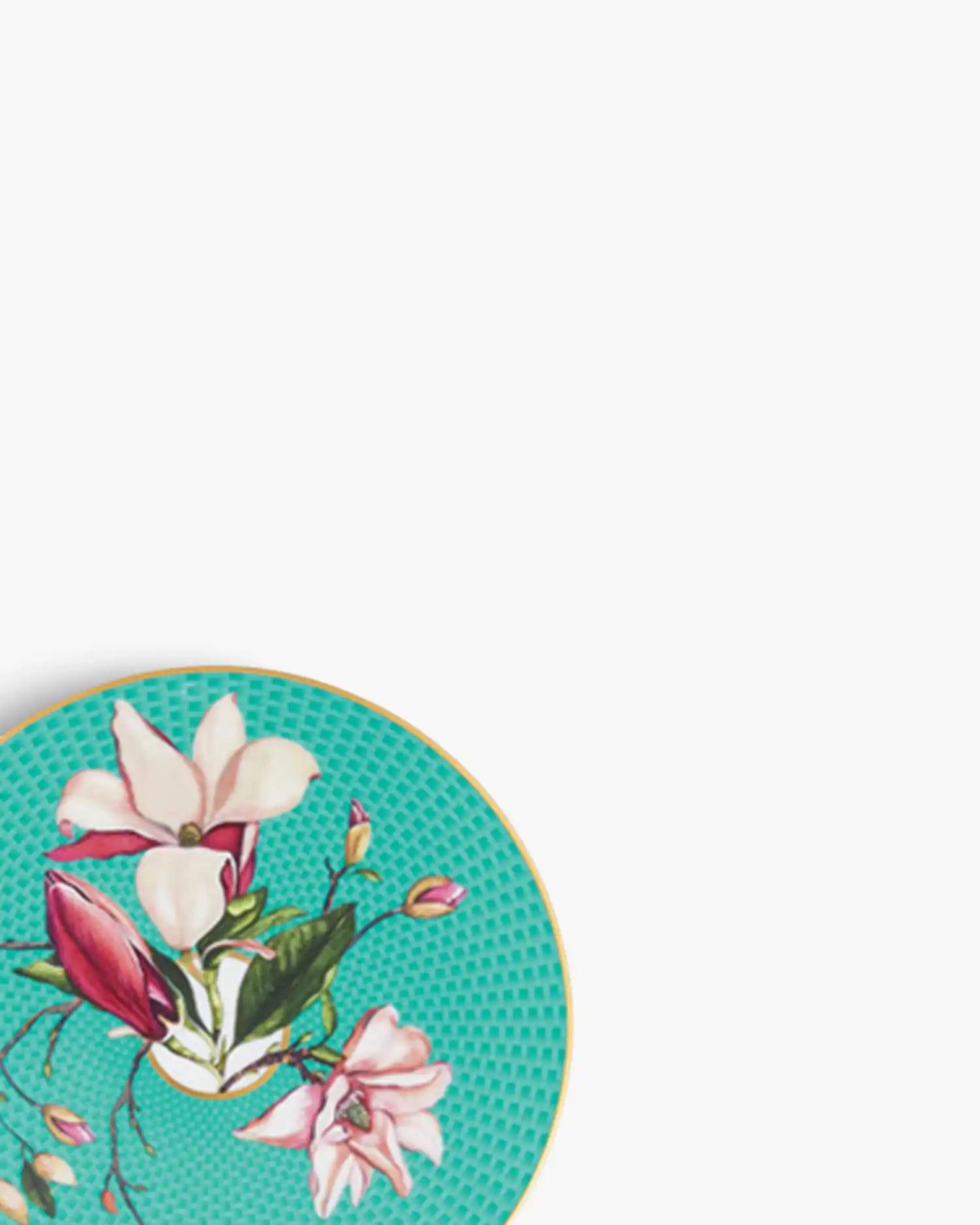 Raynaud Trésor Fleuri coupe dinner plate in Limoges porcelain with coloured decoration - Buy now on ShopDecor - Discover the best products by RAYNAUD design