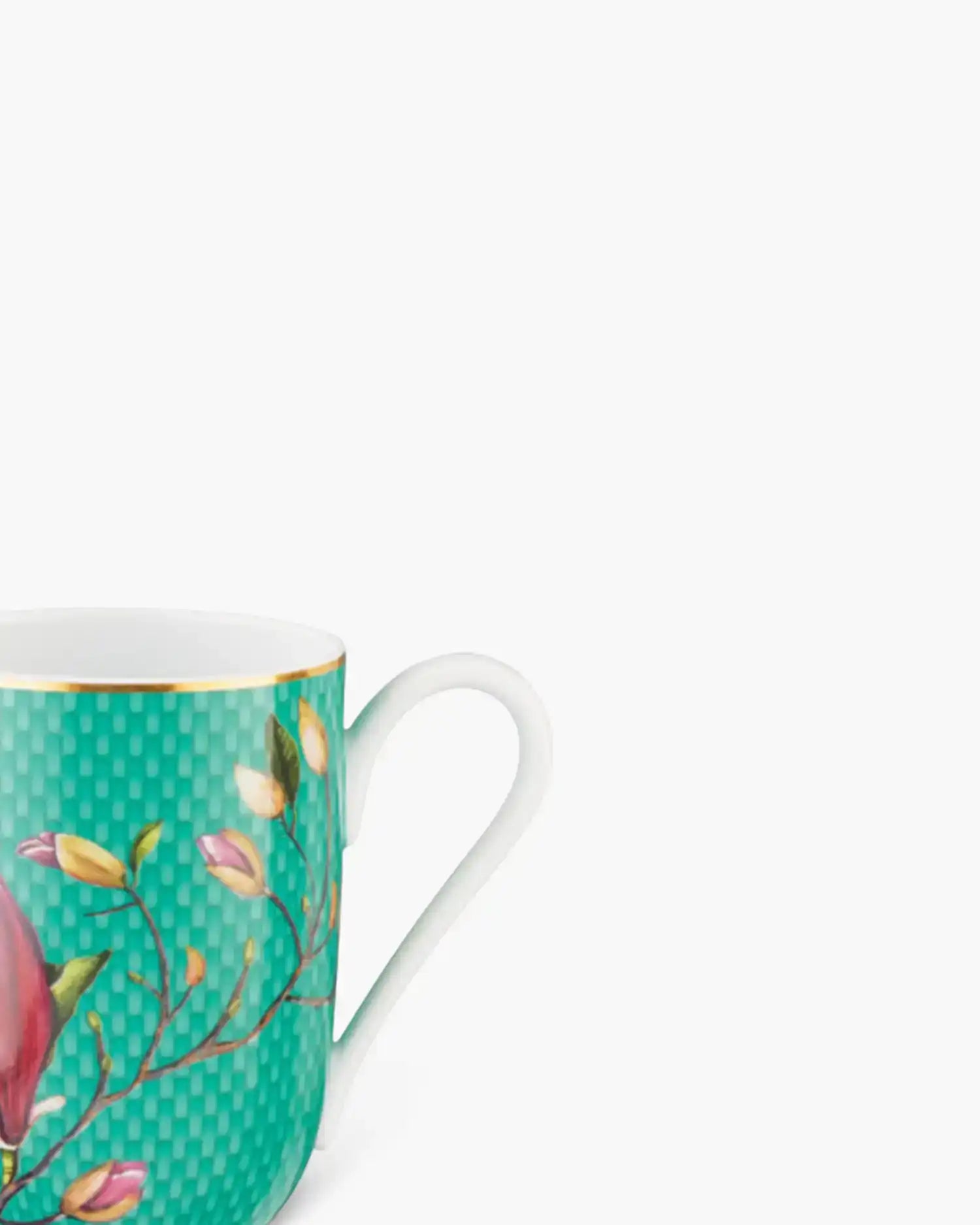 Raynaud Trésor Fleuri mug in Limoges porcelain with coloured decoration - Buy now on ShopDecor - Discover the best products by RAYNAUD design