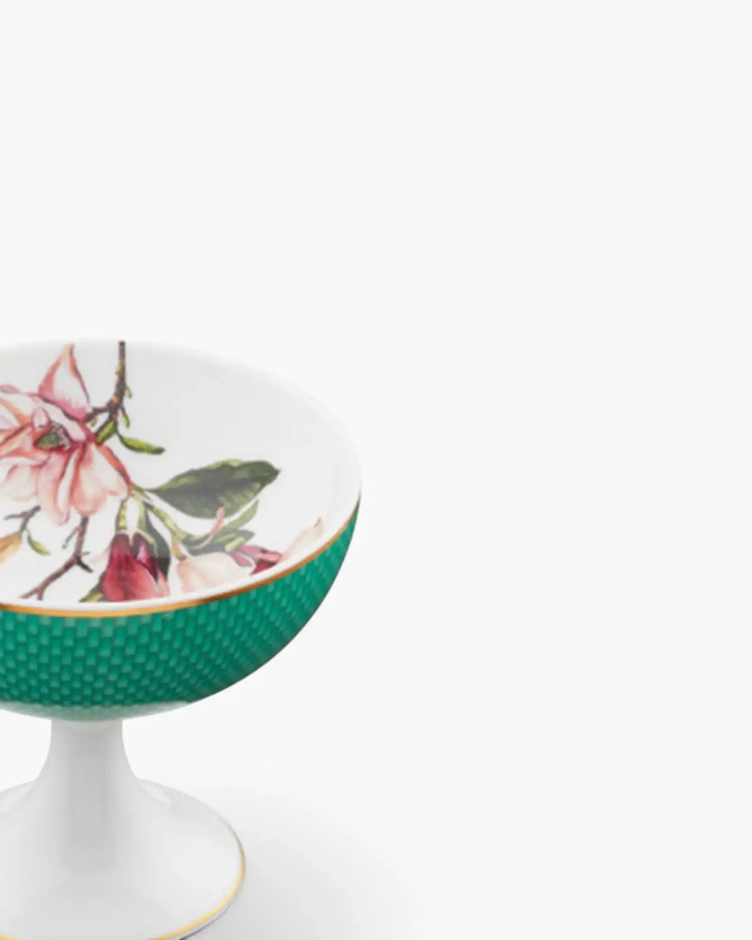 Raynaud Trésor Fleuri sundae cup in Limoges porcelain with coloured decoration - Buy now on ShopDecor - Discover the best products by RAYNAUD design