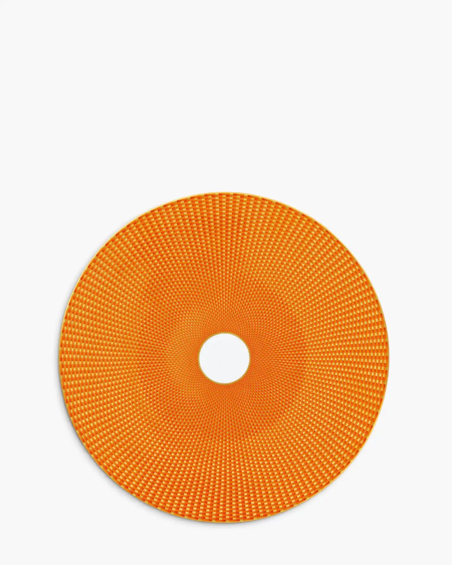 Raynaud Trésor coupe presentation plate in Limoges porcelain with coloured decoration Orange Trésor ∅ 32 cm - Buy now on ShopDecor - Discover the best products by RAYNAUD design