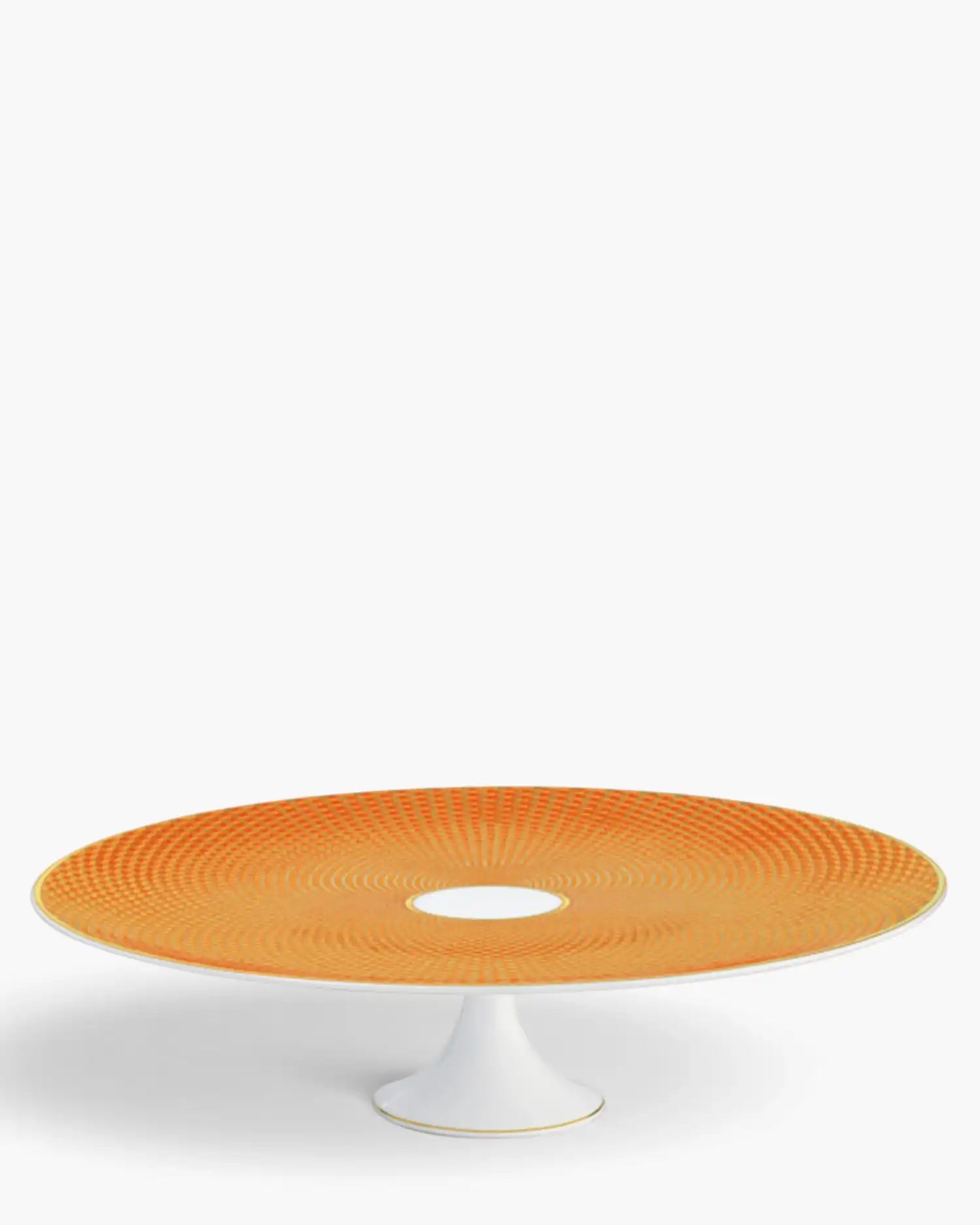 Raynaud Trésor petit four stand in Limoges porcelain with coloured decoration Orange Trésor ∅ 27 cm - Buy now on ShopDecor - Discover the best products by RAYNAUD design