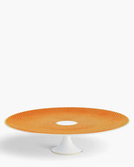 Raynaud Trésor petit four stand in Limoges porcelain with coloured decoration Orange Trésor ∅ 27 cm - Buy now on ShopDecor - Discover the best products by RAYNAUD design