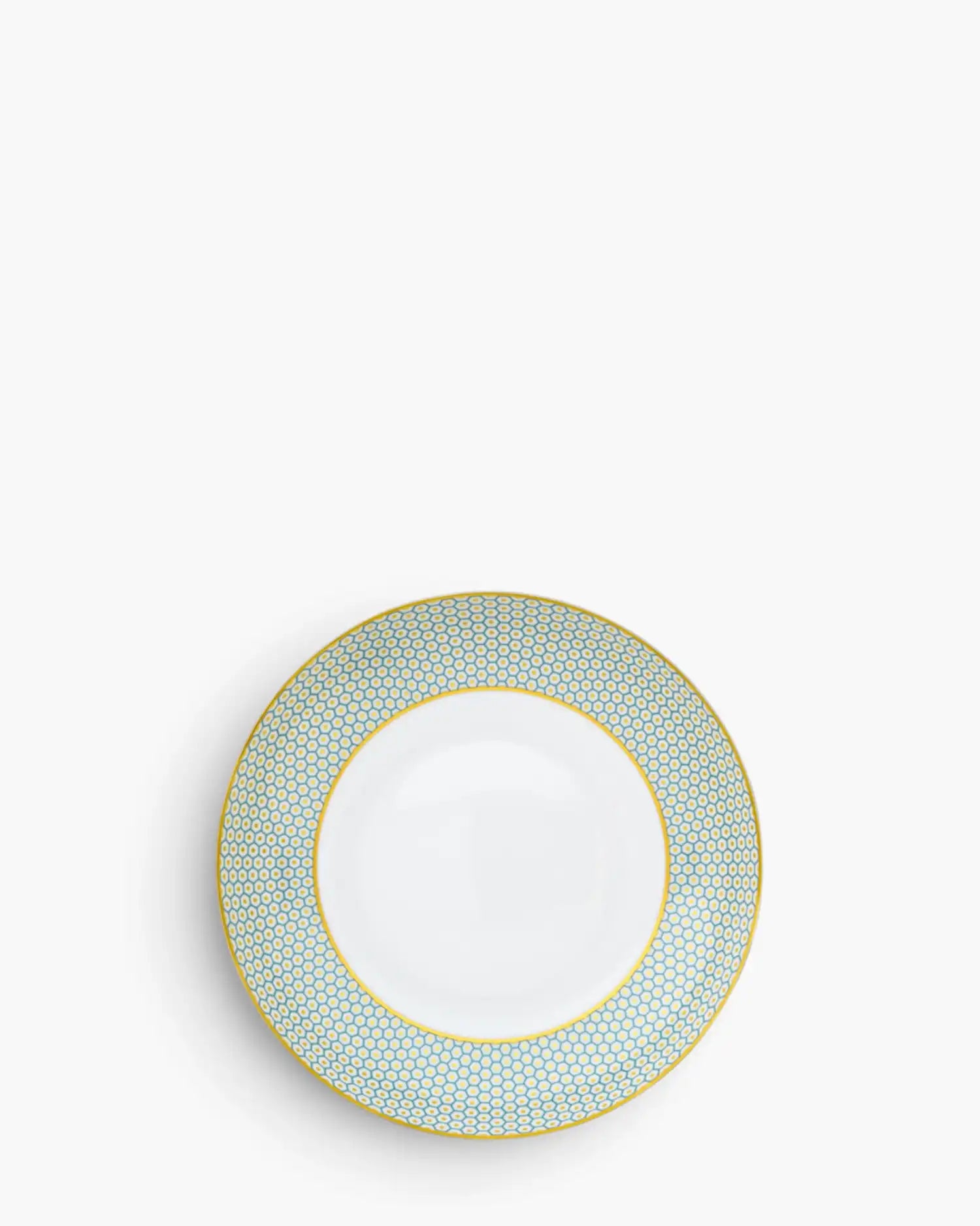 Raynaud Trésor coupe deep plate in Limoges porcelain with coloured decoration Turquoise Trésor ∅ 22 cm - Buy now on ShopDecor - Discover the best products by RAYNAUD design