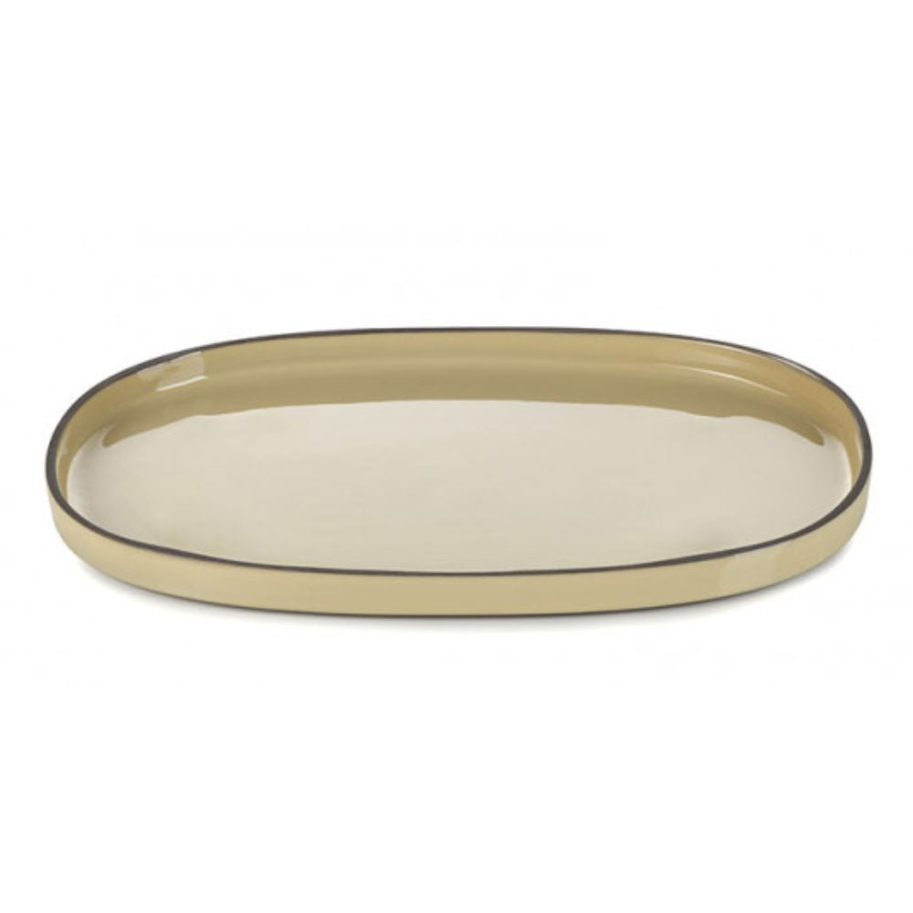 Revol Caractère oval plate 35.5x21.8 cm. Revol Nutmeg - Buy now on ShopDecor - Discover the best products by REVOL design