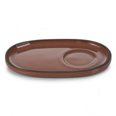 Revol Caractère saucer 13.5x8.3 cm. Revol Cinnamon - Buy now on ShopDecor - Discover the best products by REVOL design