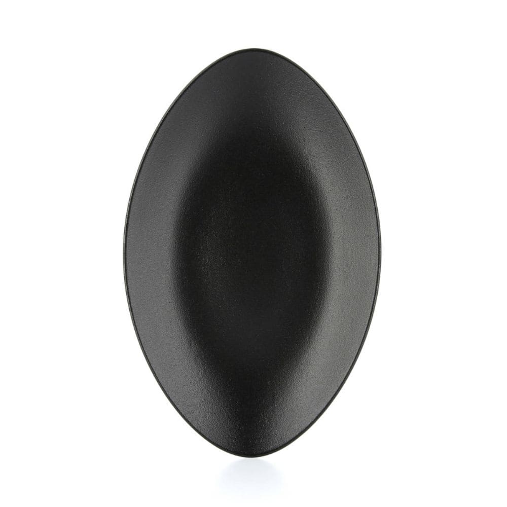 Revol Equinoxe oval plate 35x22.3 cm. Revol Cast iron black - Buy now on ShopDecor - Discover the best products by REVOL design