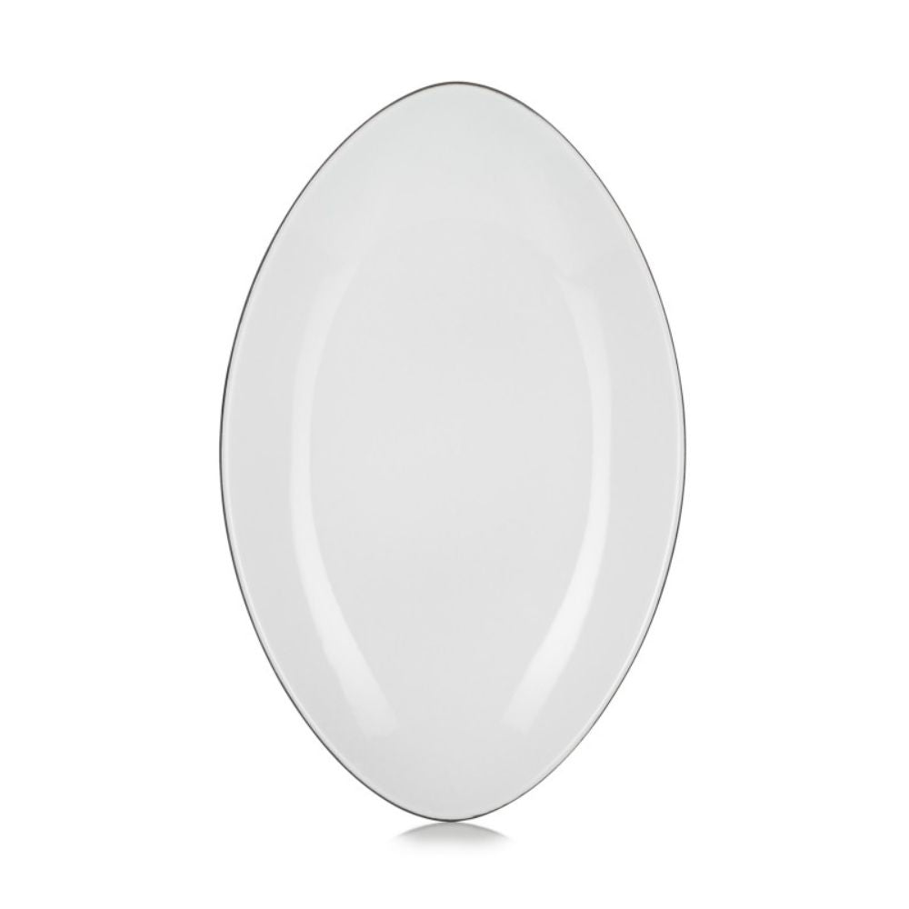 Revol Equinoxe oval plate 35x22.3 cm. Revol White Cumulus - Buy now on ShopDecor - Discover the best products by REVOL design