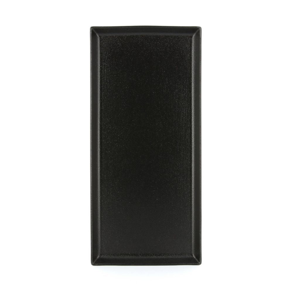 Revol Equinoxe rectangular plate 32.5x15 cm. Revol Cast iron black - Buy now on ShopDecor - Discover the best products by REVOL design
