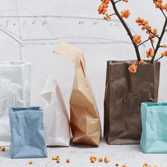 Rosenthal Do Not Litter bag vase h 22 cm white-mat polished - Buy now on ShopDecor - Discover the best products by ROSENTHAL design