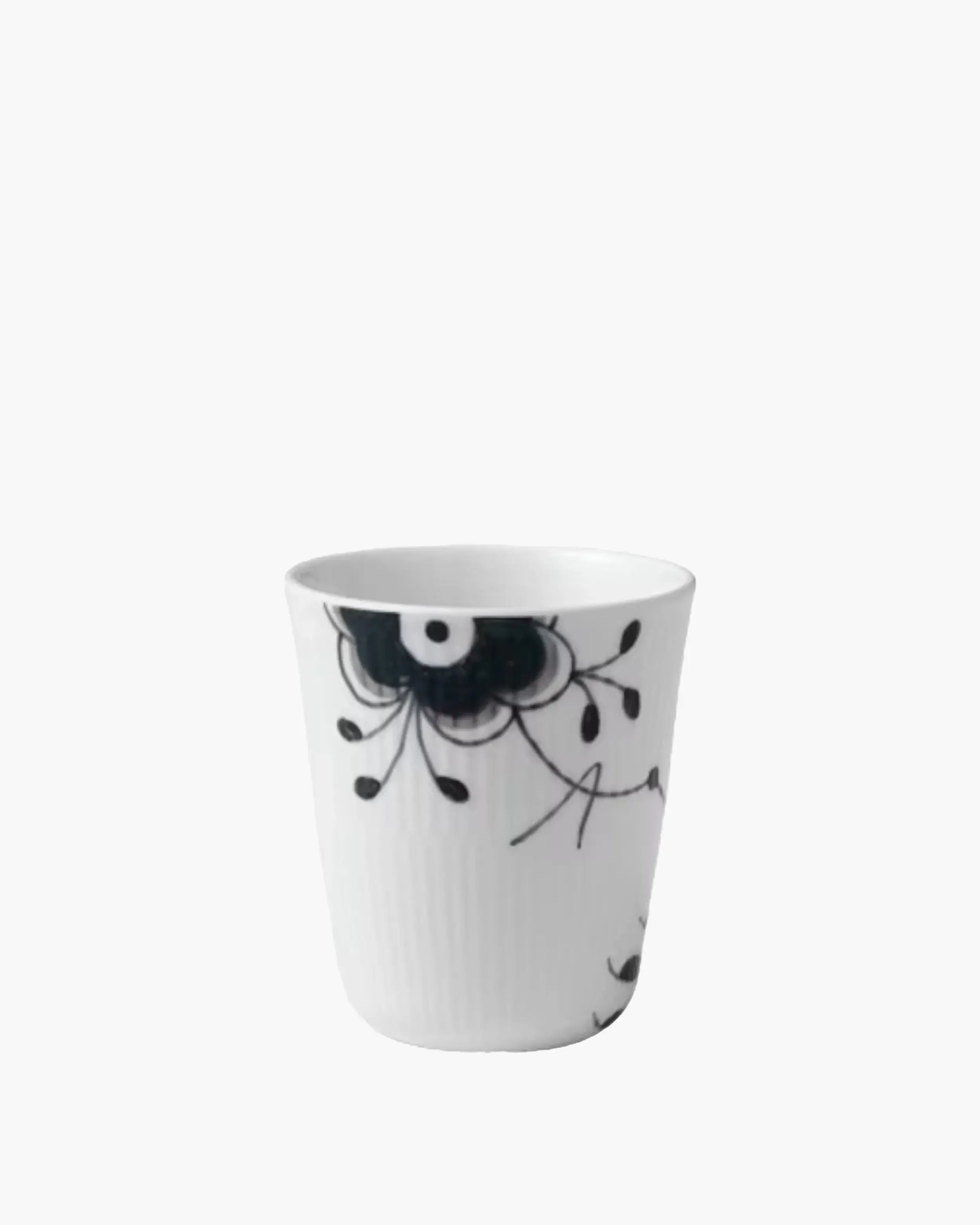 Royal Copenhagen Fluted Mega thermal cup Black 29 cl - 9.81 oz - Buy now on ShopDecor - Discover the best products by ROYAL COPENHAGEN design