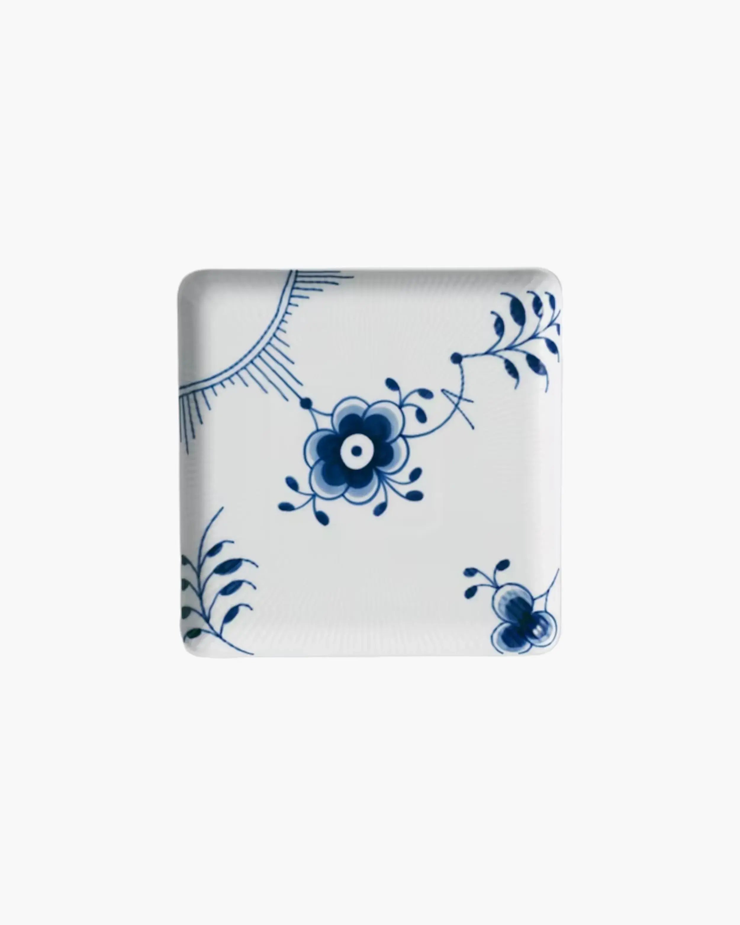 Royal Copenhagen Fluted Mega square plate 20 cm - 7.88 in - Buy now on ShopDecor - Discover the best products by ROYAL COPENHAGEN design