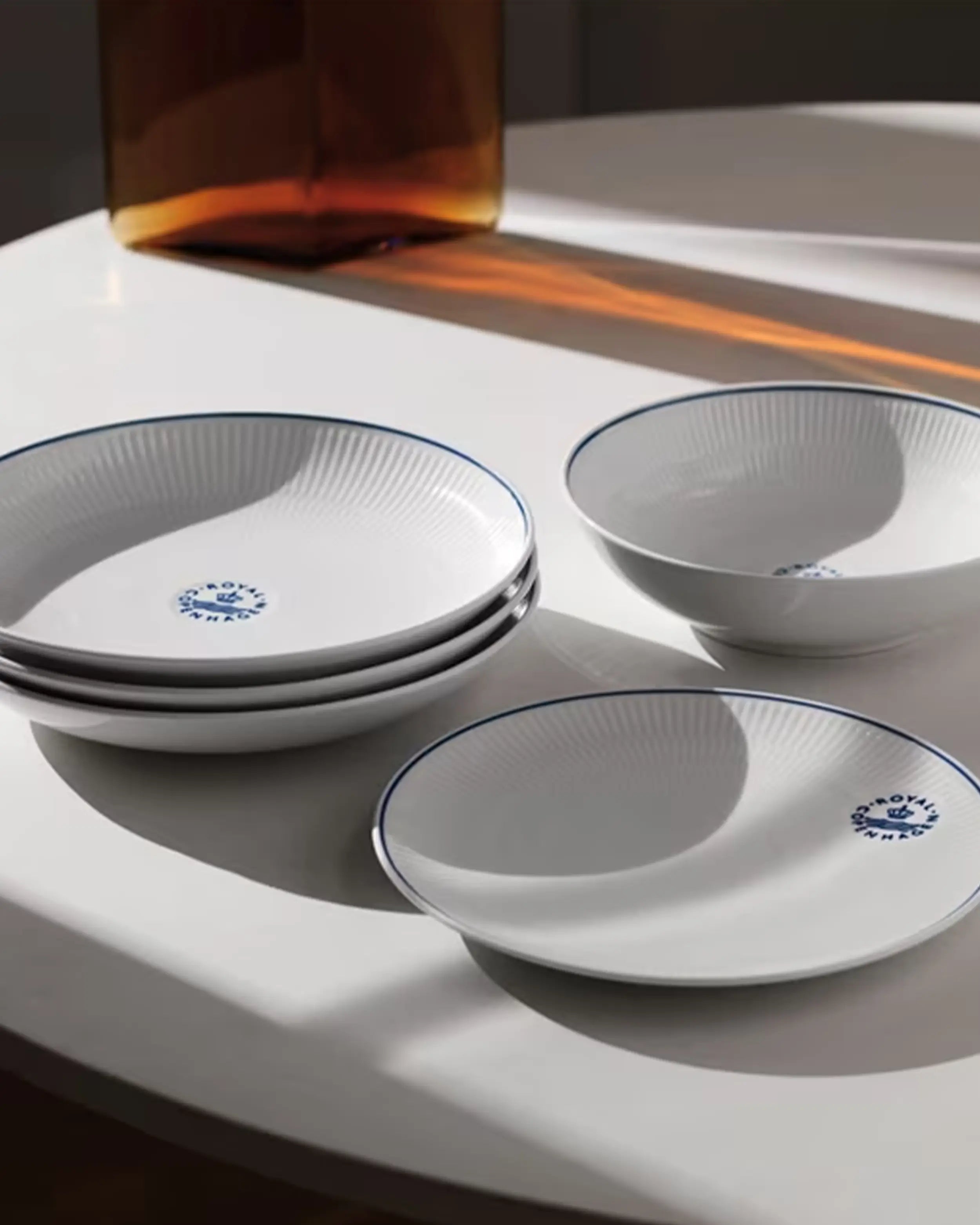 Royal Copenhagen Blueline deep plate - Buy now on ShopDecor - Discover the best products by ROYAL COPENHAGEN design