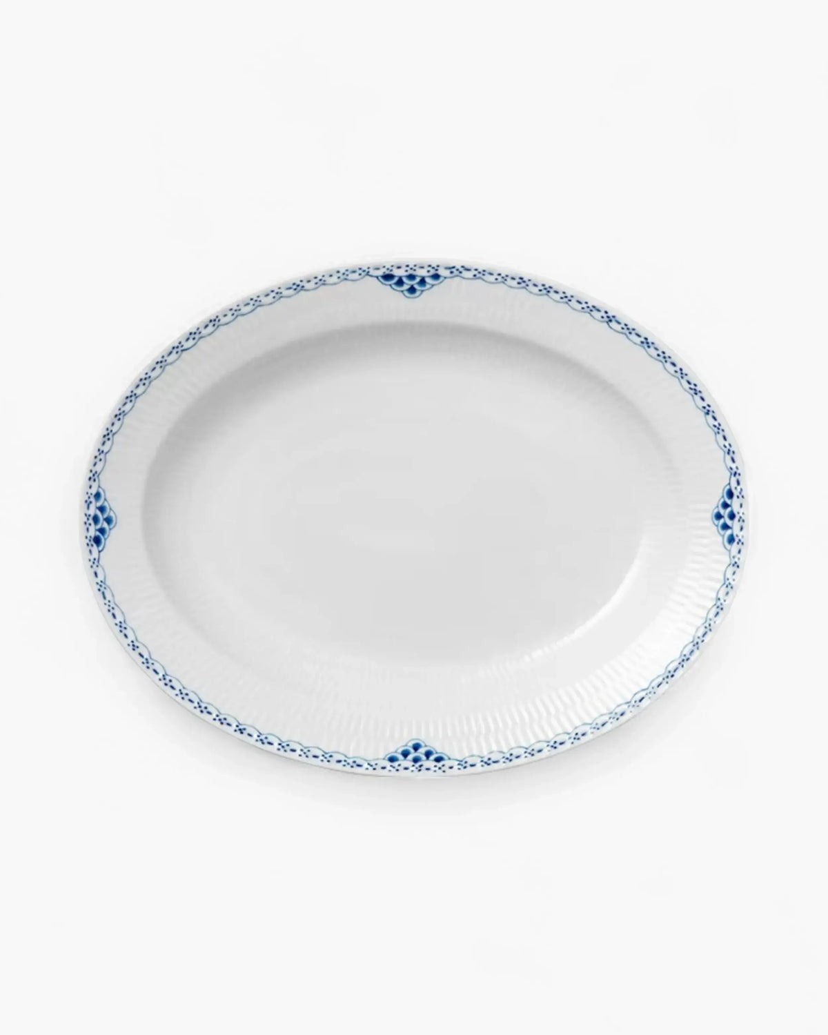 Royal Copenhagen Princess oval plate 36.5 cm - 14.38 in - Buy now on ShopDecor - Discover the best products by ROYAL COPENHAGEN design