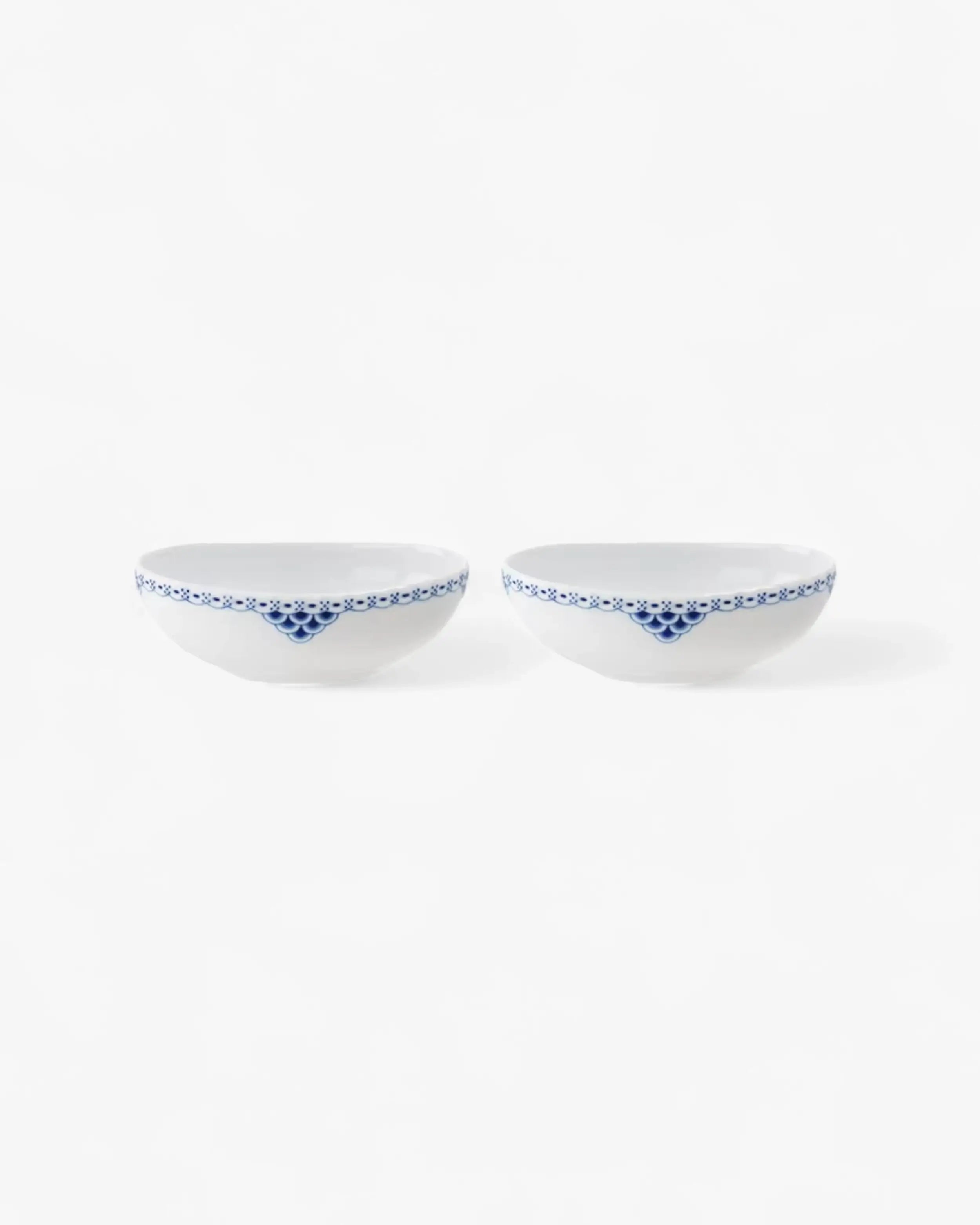 Royal Copenhagen Princess set 2 oval bowls 37 cl - 12.52 oz - Buy now on ShopDecor - Discover the best products by ROYAL COPENHAGEN design
