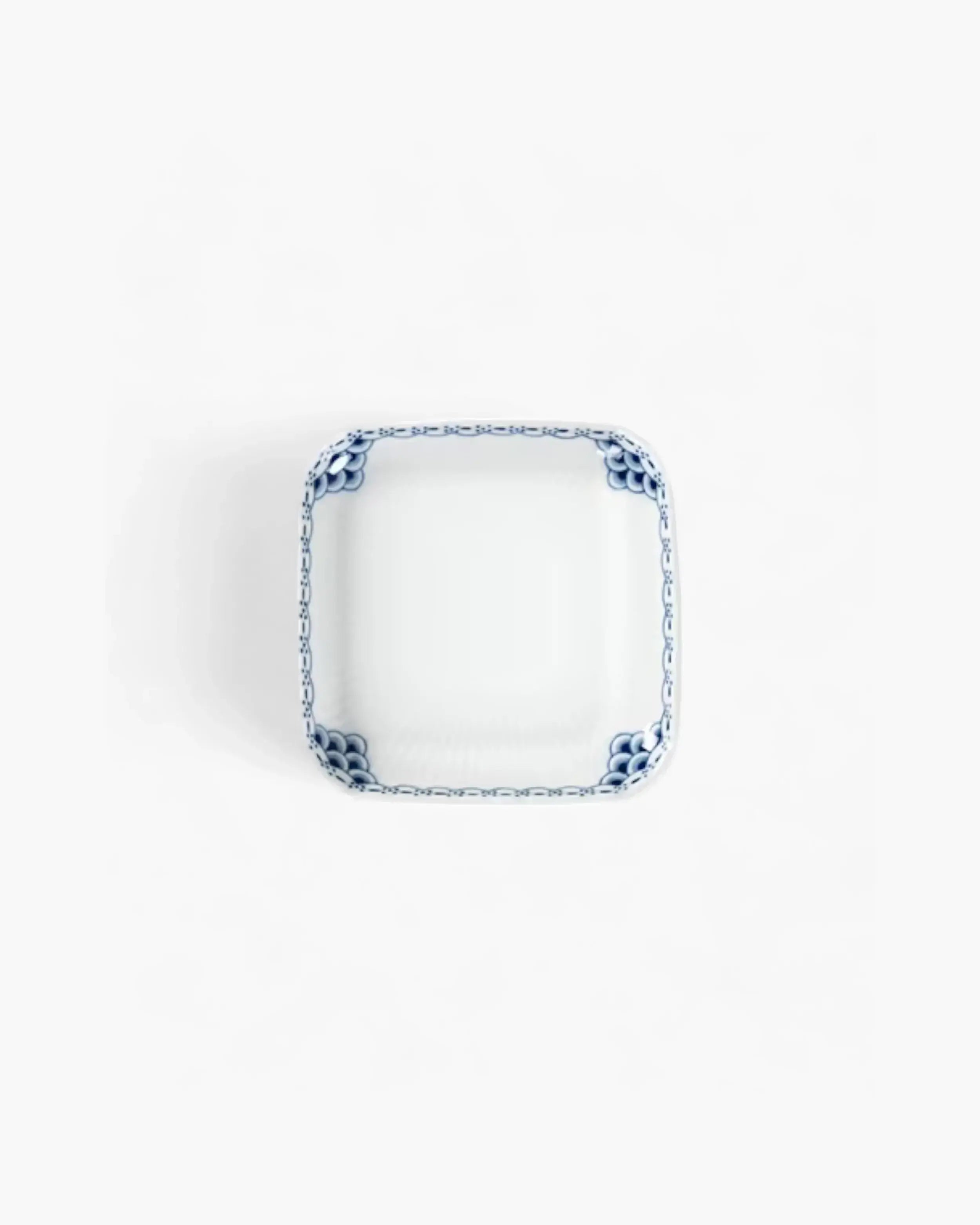 Royal Copenhagen Princess square plate 10 cm - 4.14 in - Buy now on ShopDecor - Discover the best products by ROYAL COPENHAGEN design