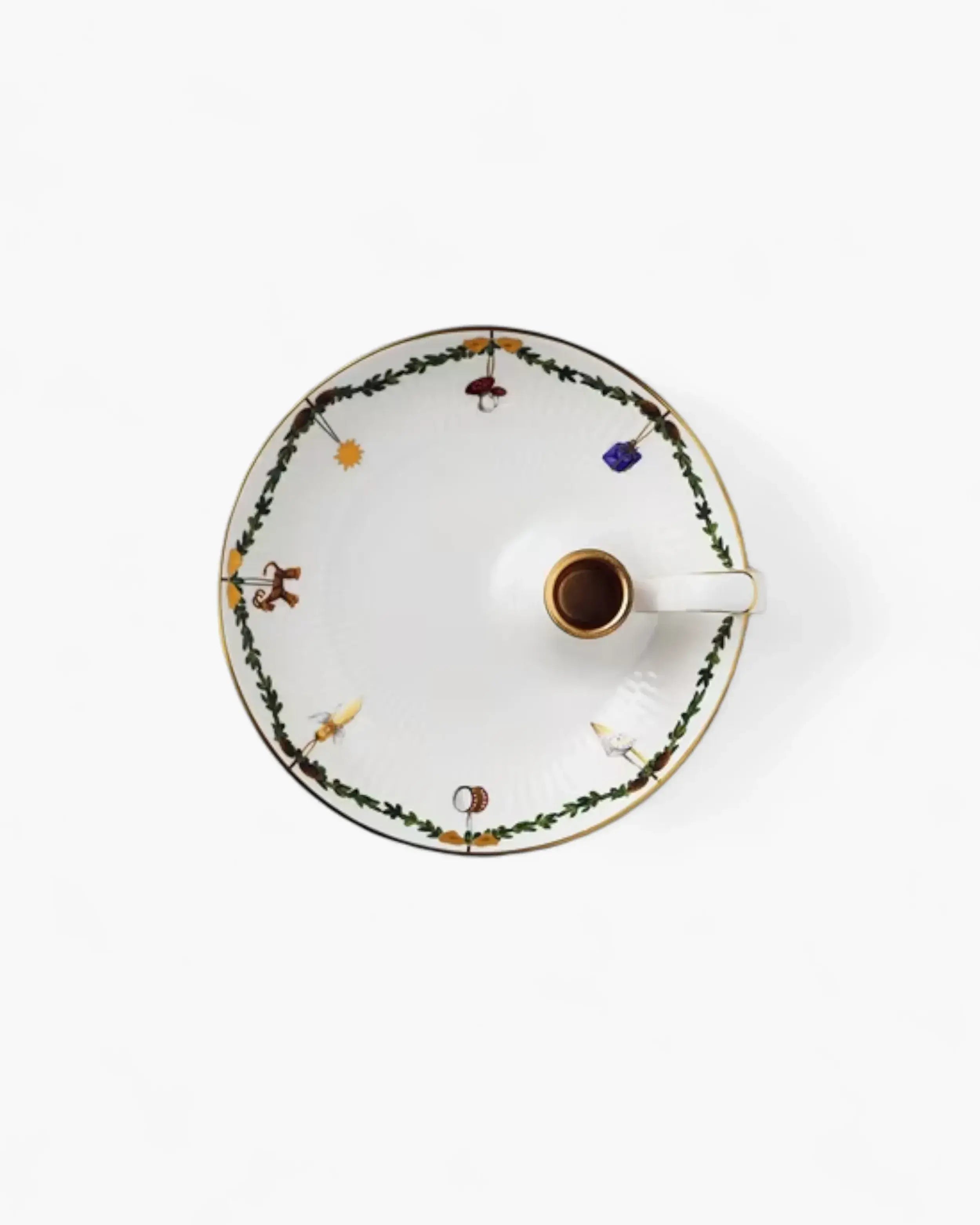 Royal Copenhagen Star Fluted Christmas candle holder 17.5 cm - 6.89 in - Buy now on ShopDecor - Discover the best products by ROYAL COPENHAGEN design