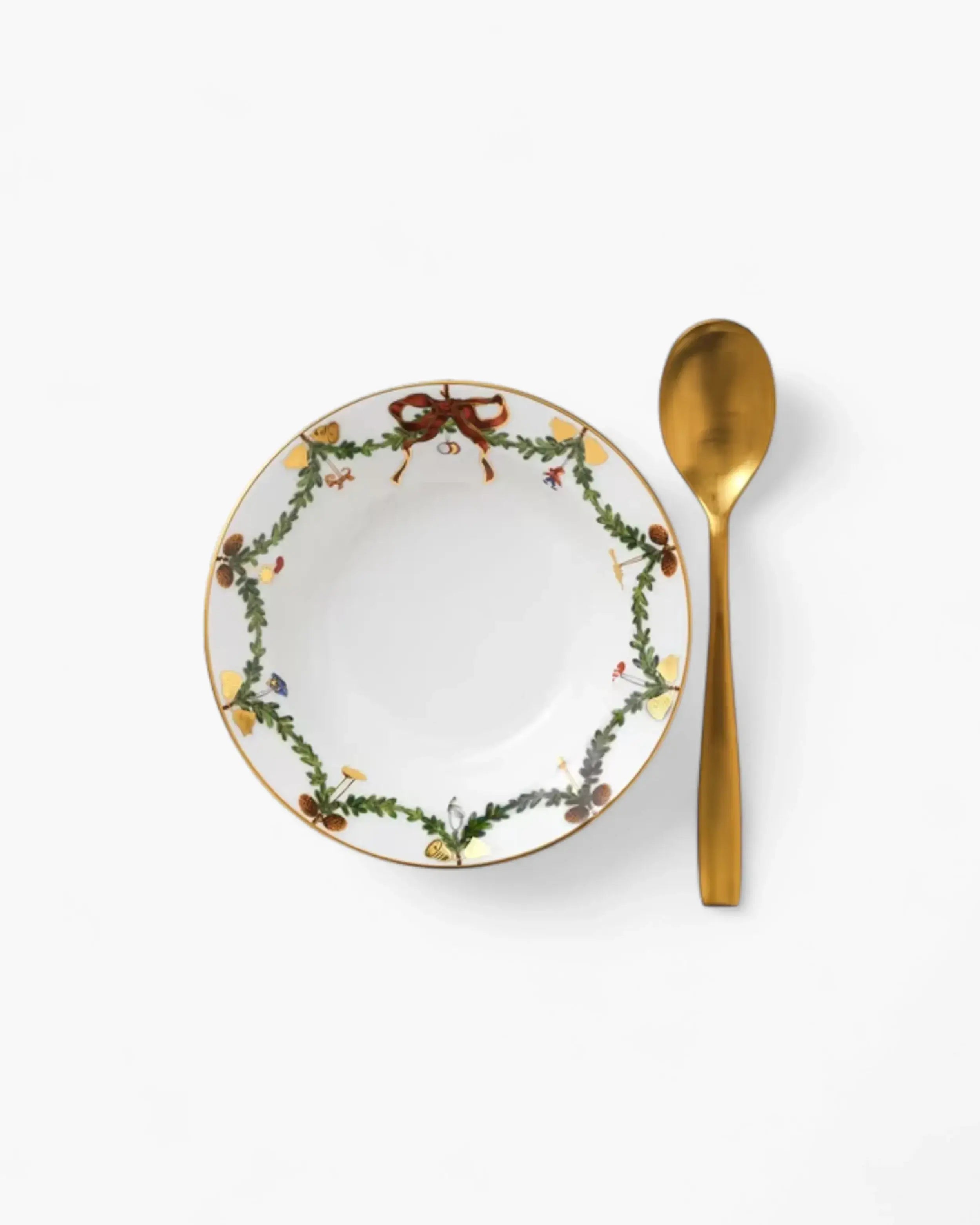 Royal Copenhagen Star Fluted Christmas deep plate - Buy now on ShopDecor - Discover the best products by ROYAL COPENHAGEN design