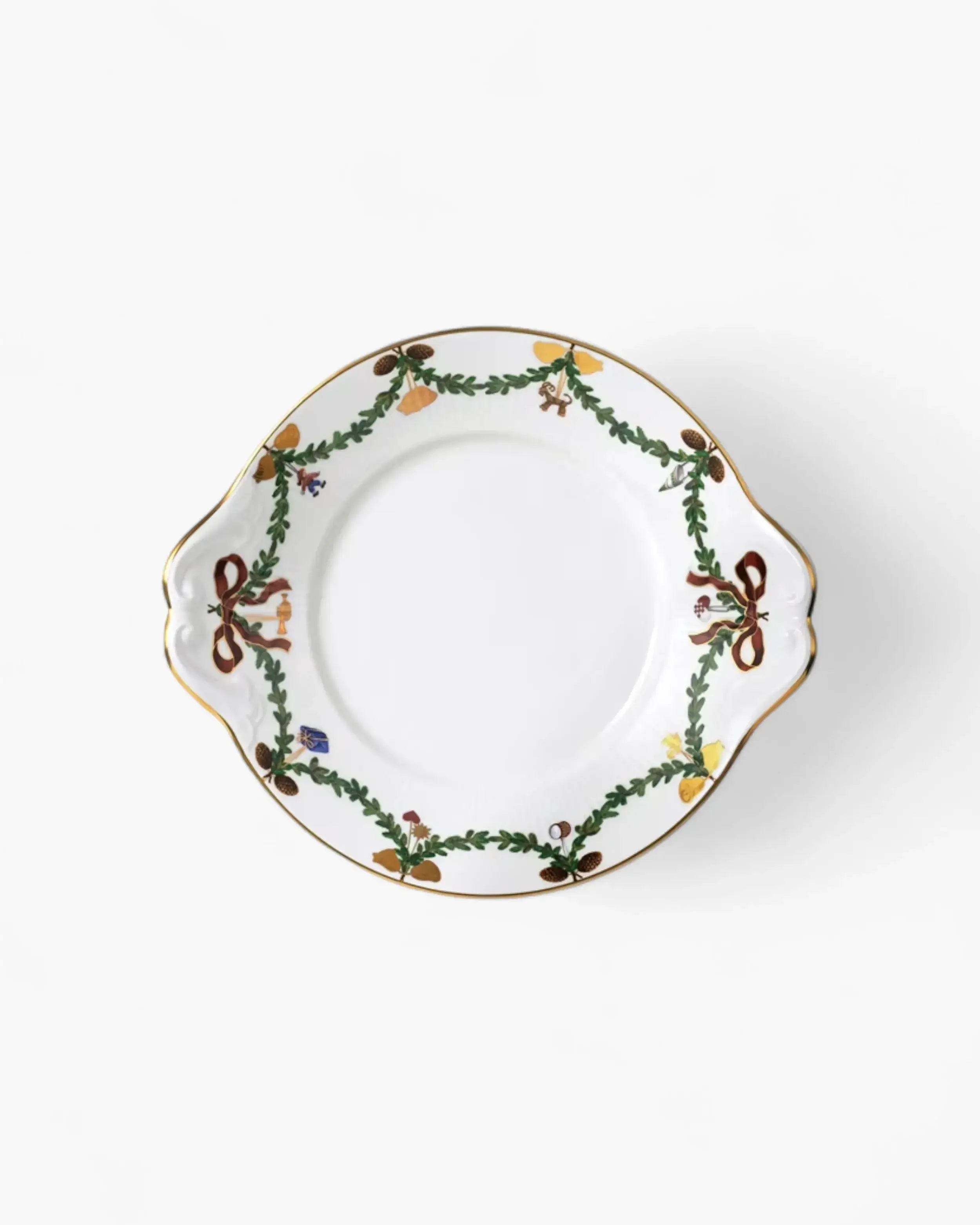Royal Copenhagen Star Fluted Christmas dish 27 cm - 10.63 in - Buy now on ShopDecor - Discover the best products by ROYAL COPENHAGEN design