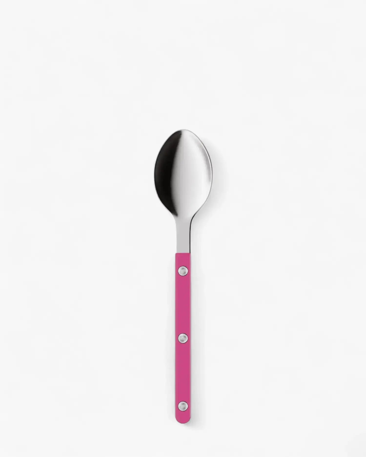Sabre Paris Bistrot Shiny stainless steel dessert spoon with nylon handle Sabre Paris Raspberry - Buy now on ShopDecor - Discover the best products by SABRE PARIS design