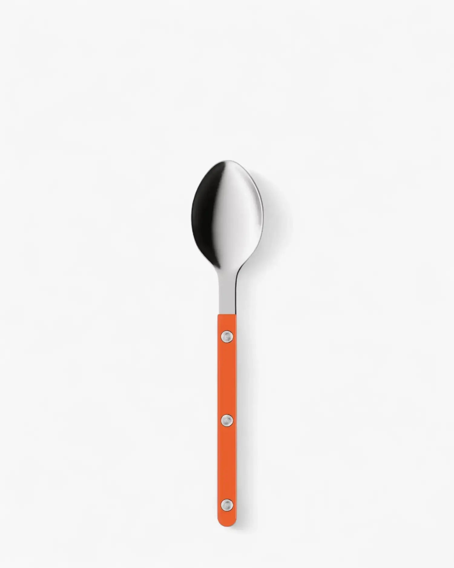 Sabre Paris Bistrot Shiny stainless steel dessert spoon with nylon handle Sabre Paris Orange - Buy now on ShopDecor - Discover the best products by SABRE PARIS design