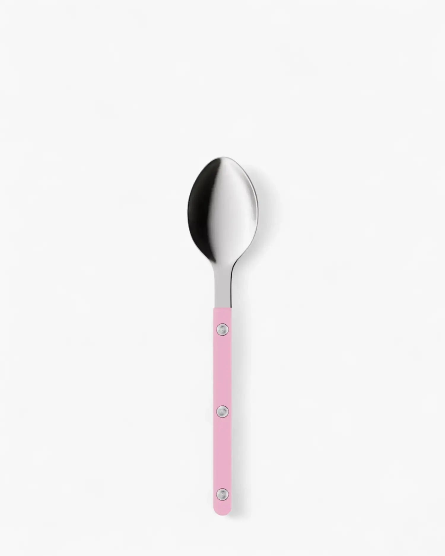Sabre Paris Bistrot Shiny stainless steel dessert spoon with nylon handle Sabre Paris Pink - Buy now on ShopDecor - Discover the best products by SABRE PARIS design