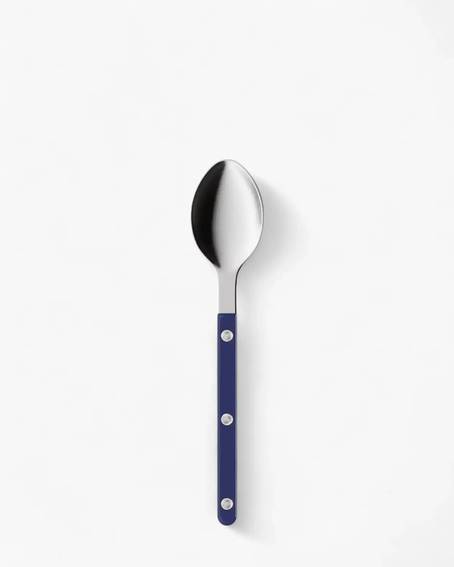 Sabre Paris Bistrot Shiny stainless steel dessert spoon with nylon handle Sabre Paris Navy Blue - Buy now on ShopDecor - Discover the best products by SABRE PARIS design