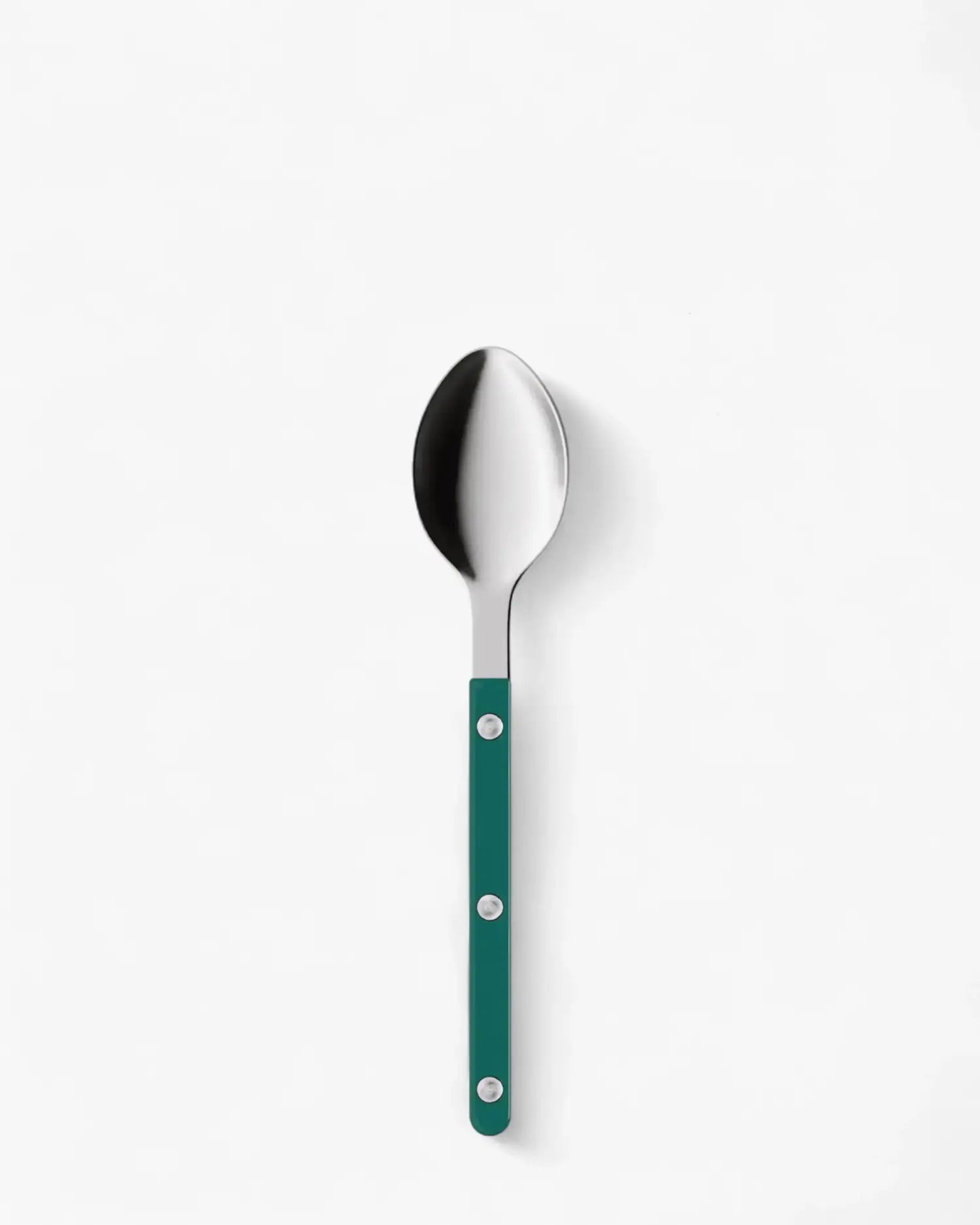 Sabre Paris Bistrot Shiny stainless steel dessert spoon with nylon handle Sabre Paris Aquamarine - Buy now on ShopDecor - Discover the best products by SABRE PARIS design