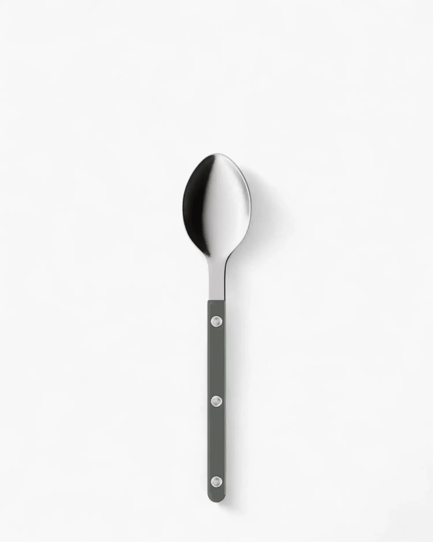 Sabre Paris Bistrot Shiny stainless steel dessert spoon with nylon handle Sabre Paris Dark Grey - Buy now on ShopDecor - Discover the best products by SABRE PARIS design