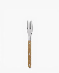 Sabre Paris Bistrot Teak stainless steel dessert fork with wood handle Polished steel - Buy now on ShopDecor - Discover the best products by SABRE PARIS design