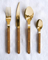 Sabre Paris Bistrot Teak 24-piece stainless steel cutlery set with wood handles - Buy now on ShopDecor - Discover the best products by SABRE PARIS design