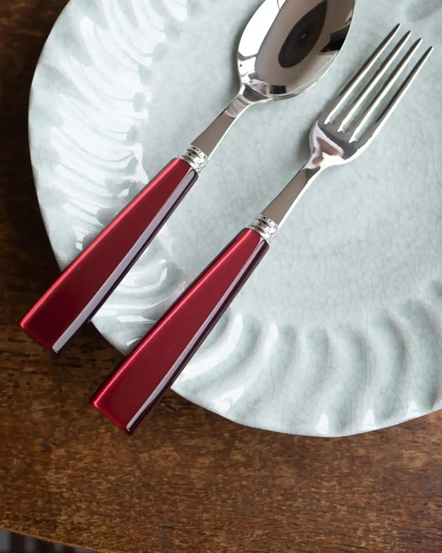 Sabre Paris Icône 24-piece stainless steel cutlery set with acrylic handles - Buy now on ShopDecor - Discover the best products by SABRE PARIS design