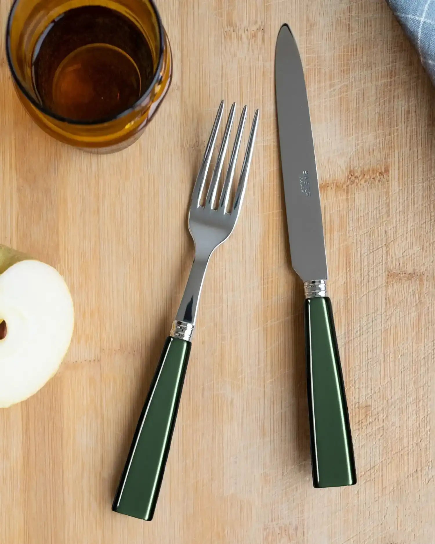 Sabre Paris Icône 24-piece stainless steel cutlery set with acrylic handles - Buy now on ShopDecor - Discover the best products by SABRE PARIS design