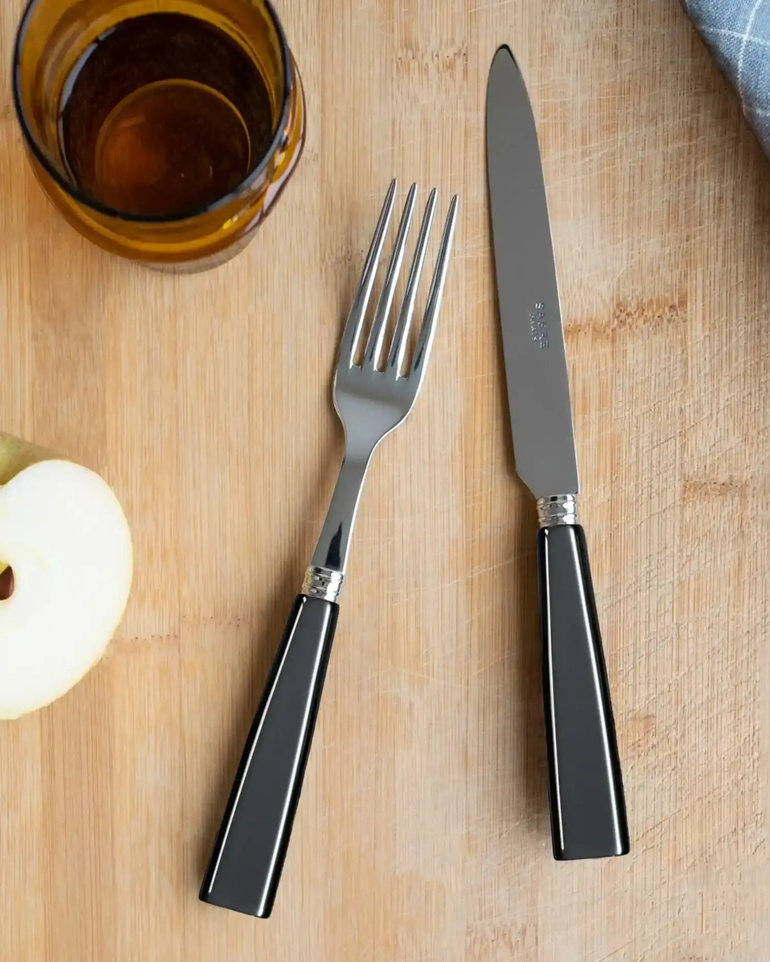 Sabre Paris Icône 24-piece stainless steel cutlery set with acrylic handles - Buy now on ShopDecor - Discover the best products by SABRE PARIS design