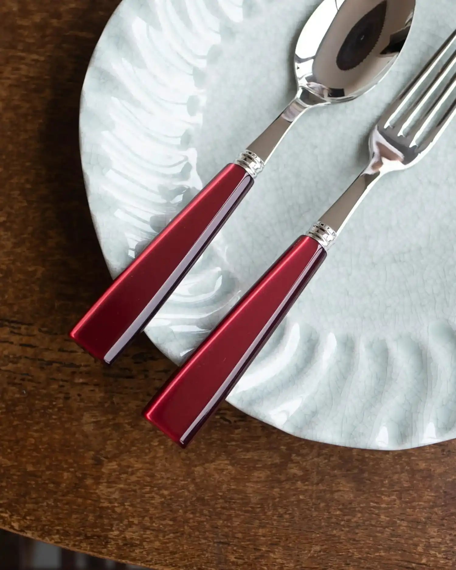 Sabre Paris Icône 5-piece stainless steel cutlery set with acrylic handles - Buy now on ShopDecor - Discover the best products by SABRE PARIS design