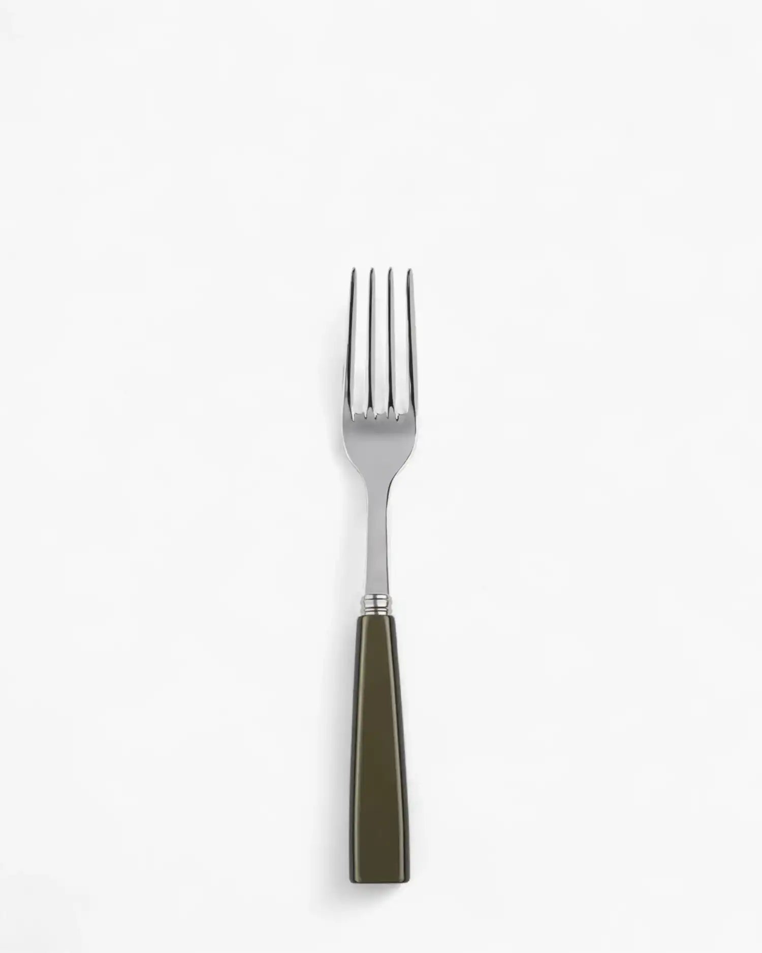 Sabre Paris Icône stainless steel dessert fork with acrylic handle Sabre Paris Olive - Buy now on ShopDecor - Discover the best products by SABRE PARIS design