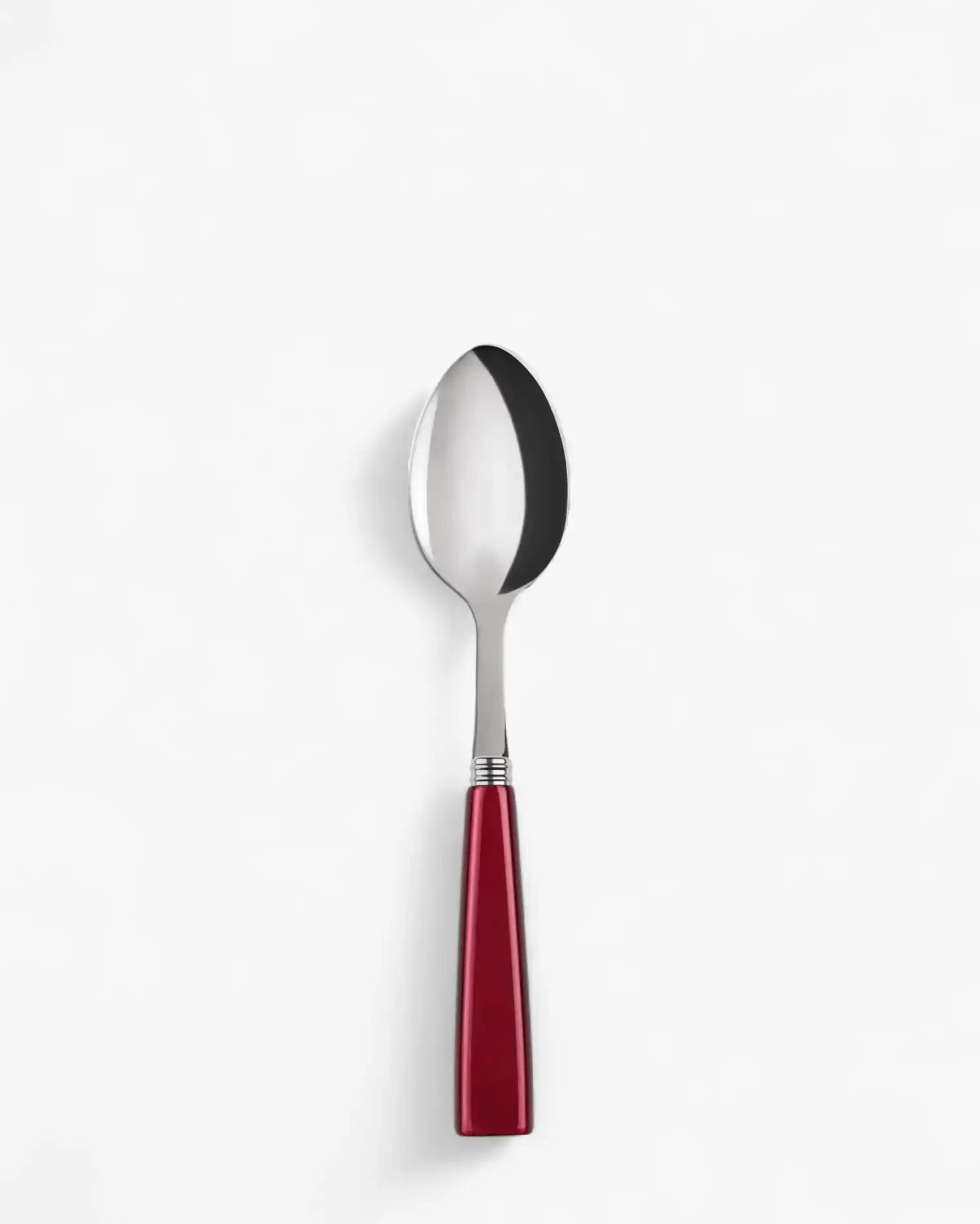 Sabre Paris Icône stainless steel dessert spoon with acrylic handle Sabre Paris Red - Buy now on ShopDecor - Discover the best products by SABRE PARIS design