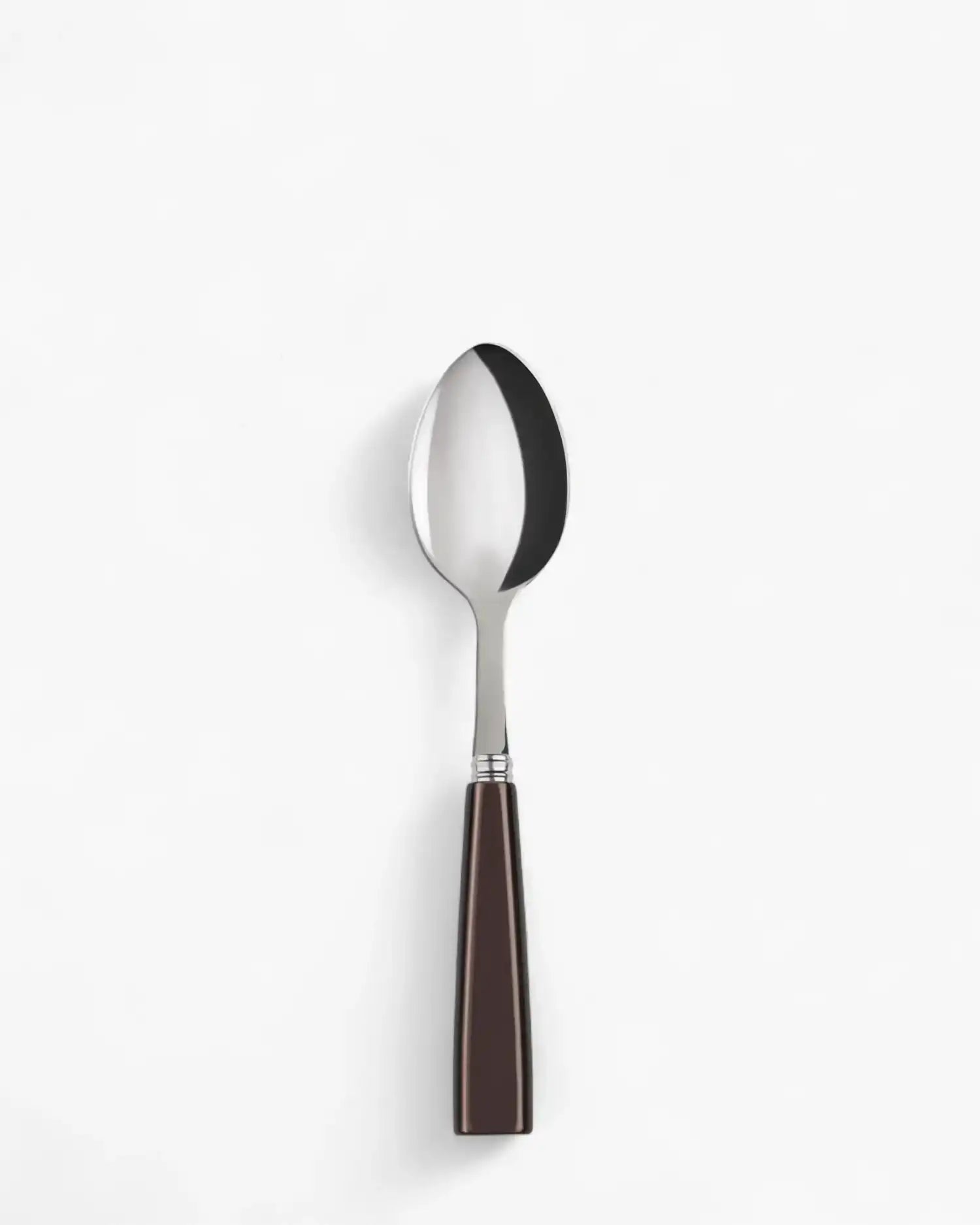 Sabre Paris Icône stainless steel dessert spoon with acrylic handle Sabre Paris Brown - Buy now on ShopDecor - Discover the best products by SABRE PARIS design