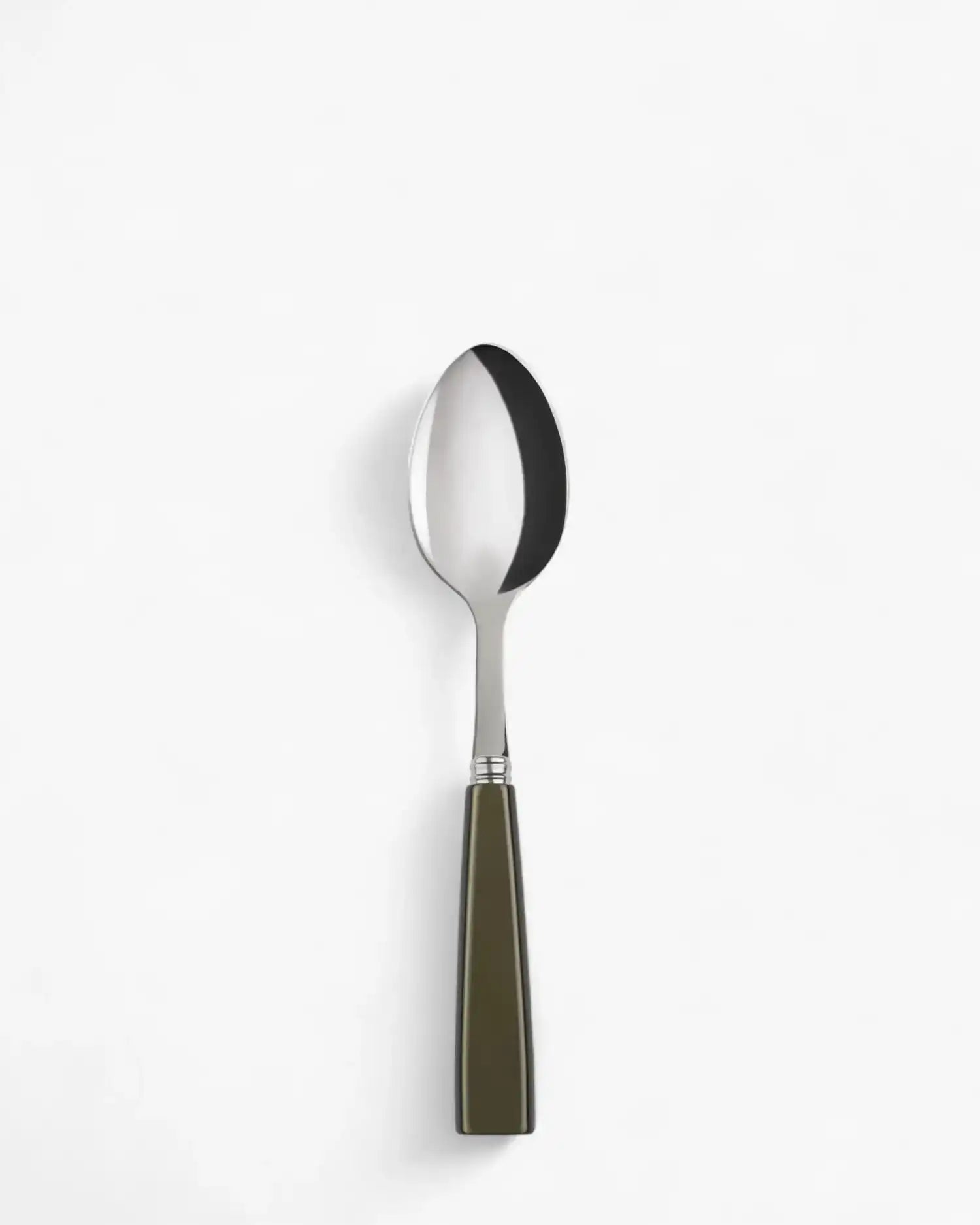 Sabre Paris Icône stainless steel dessert spoon with acrylic handle Sabre Paris Olive - Buy now on ShopDecor - Discover the best products by SABRE PARIS design