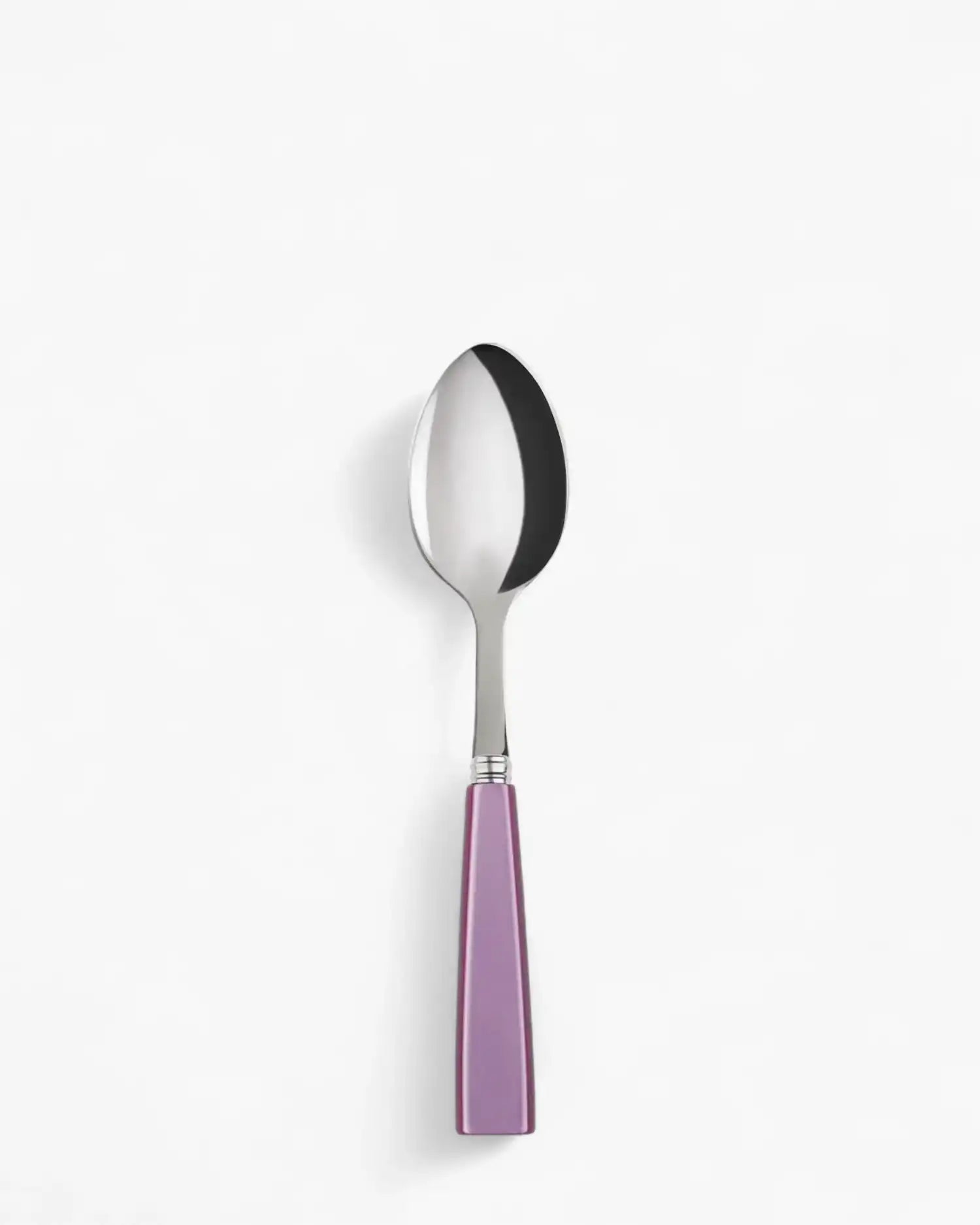Sabre Paris Icône stainless steel dessert spoon with acrylic handle Sabre Paris Lilac - Buy now on ShopDecor - Discover the best products by SABRE PARIS design