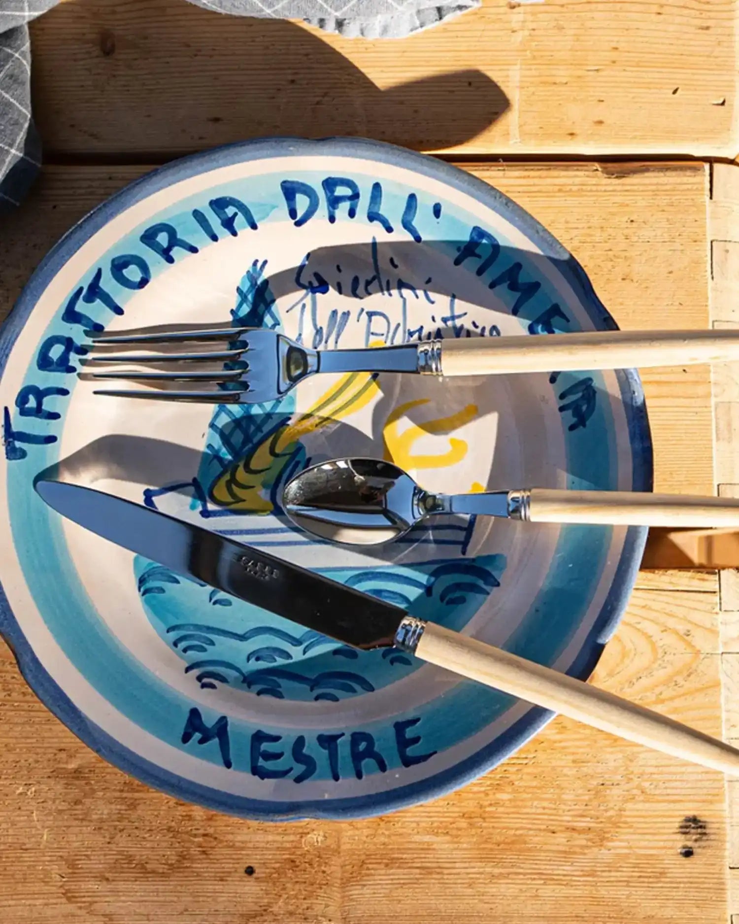 Sabre Paris Jonc 24-piece stainless steel cutlery set with wood handles - Buy now on ShopDecor - Discover the best products by SABRE PARIS design